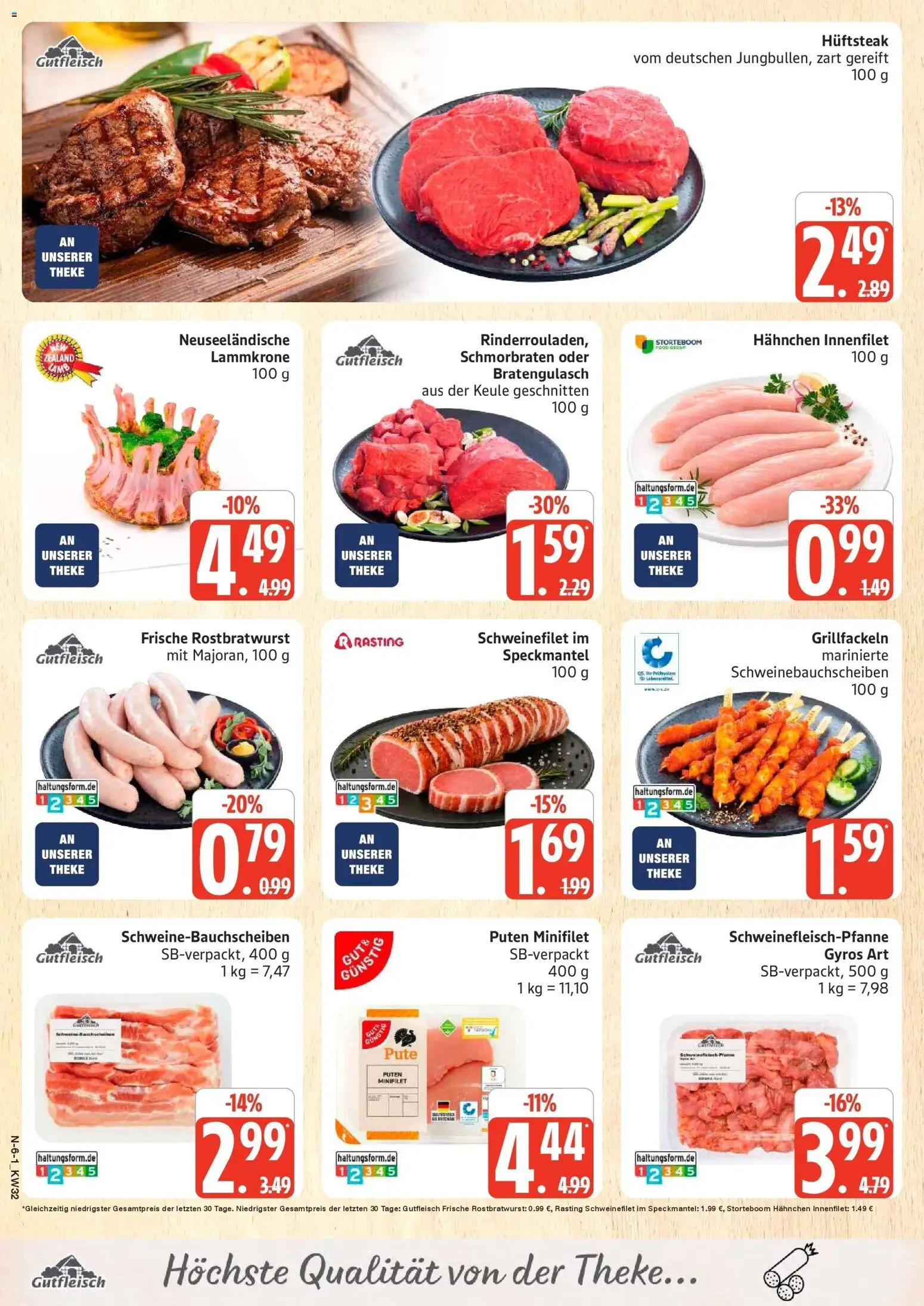 Marktkauf Prospekt Buxtehude (ab 03.08.2026) » Angebote online | Seite: 6 | Produkte: Pute, Hahnchen, Theke, Schweinefleisch