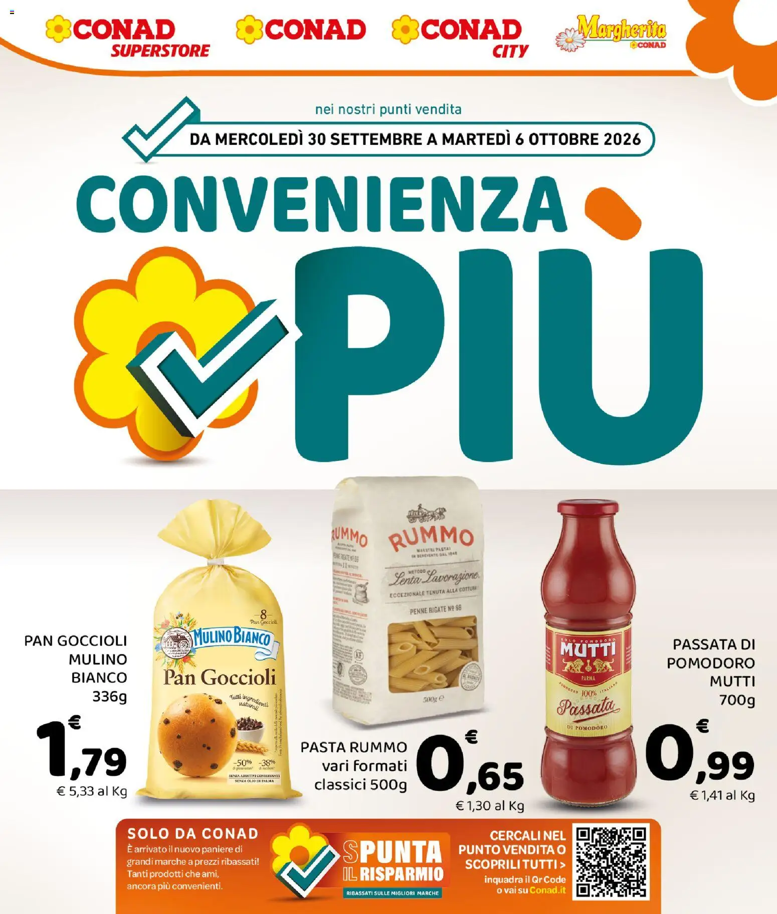Volantino Conad del 30/09/2026 | Pagina: 1