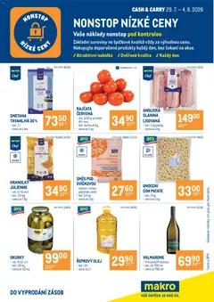 Náhled letáku Makro leták - Nonstop nízké ceny od 29.07.2026