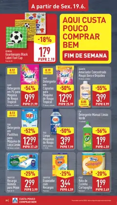 Pré-visualização Aldi folheto válido de 15.06.2026 | Página: 28 | Produtos: Pó, Guardanapos, Detergente