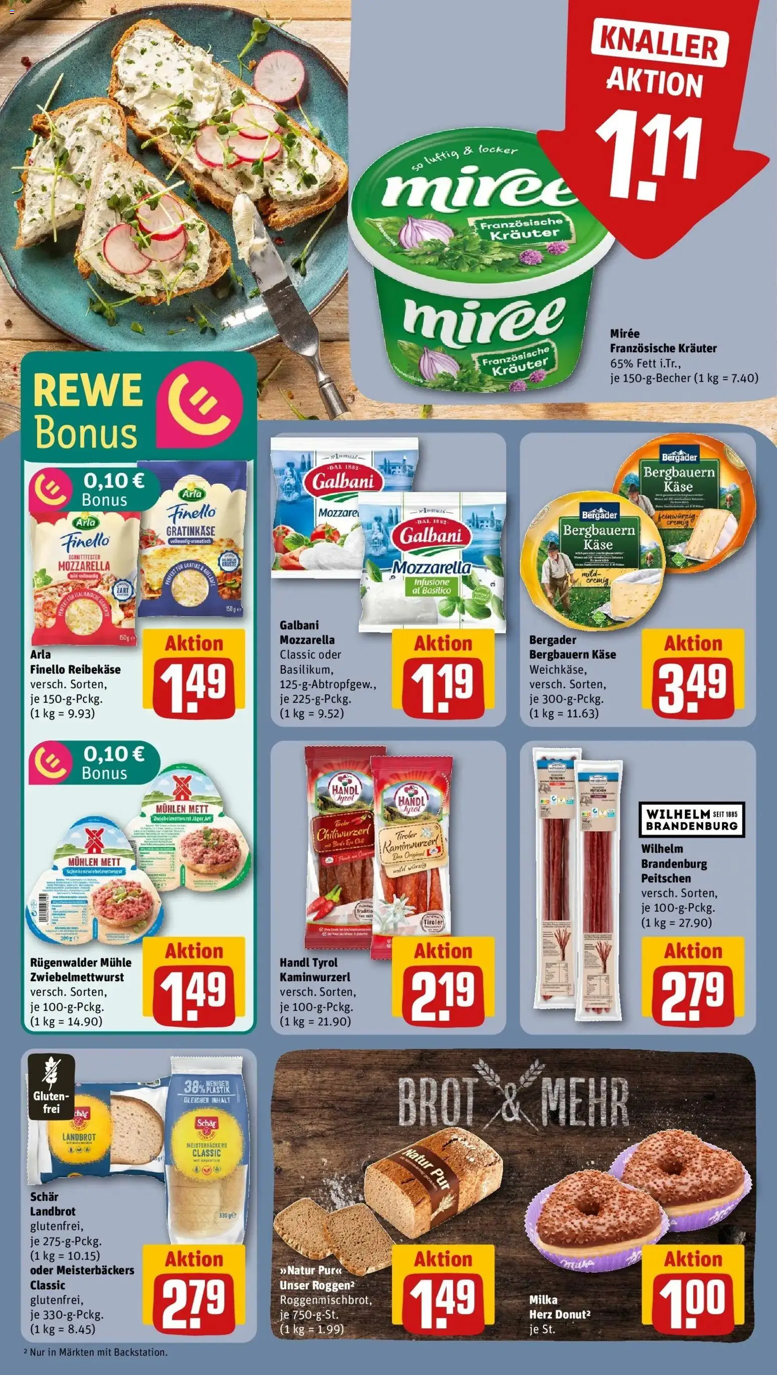 Rewe Prospekt Potsdam / Bornstedt	 – gültig ab 10.05.2026 | Seite: 12 | Produkte: Mühle, Mozzarella, Milka, Brot