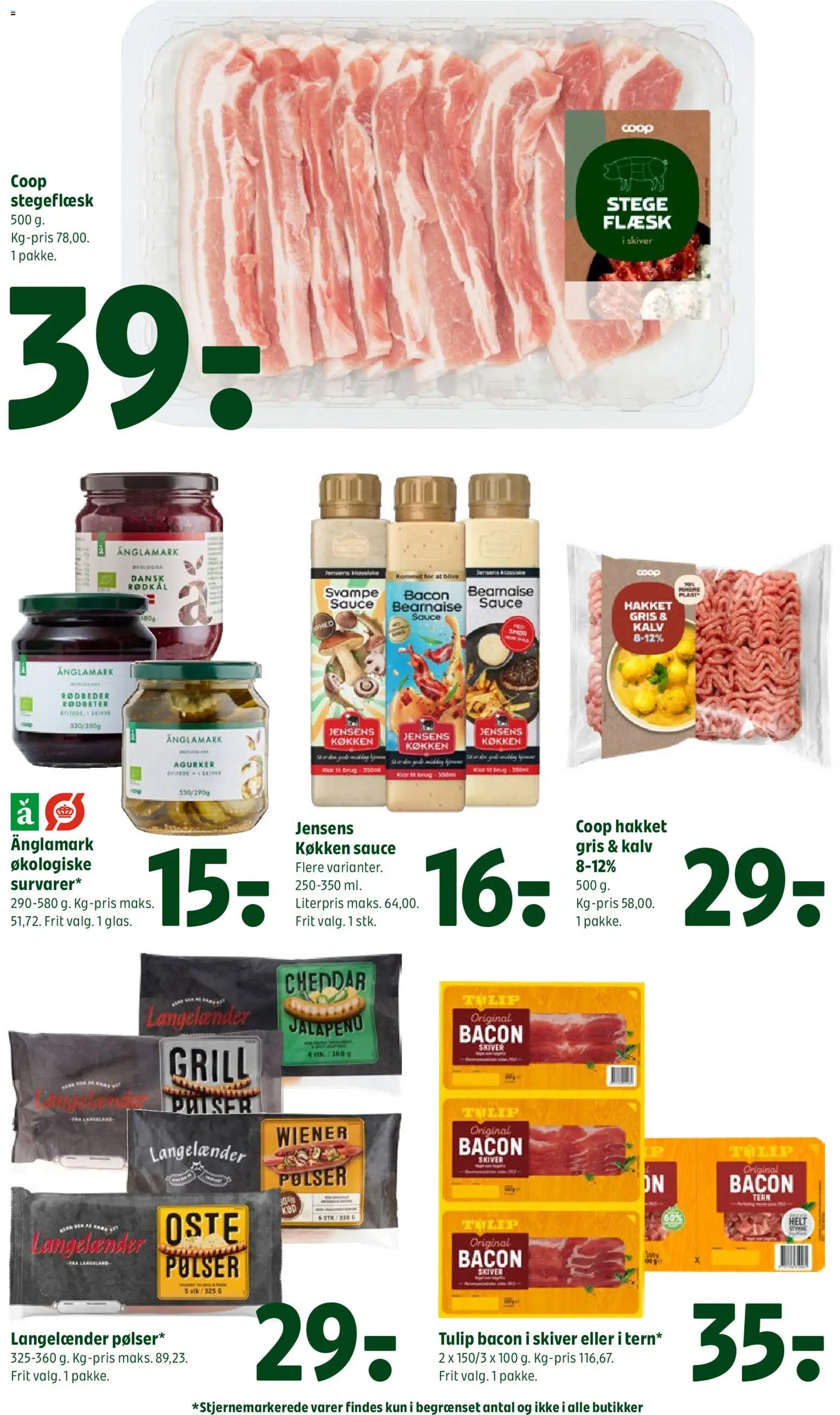 Coop 365 tilbudsavis – gyldig fra 06/08/2026 | Side: 14 | Produkter: Svampe, Rødbeder, Bacon, Grill