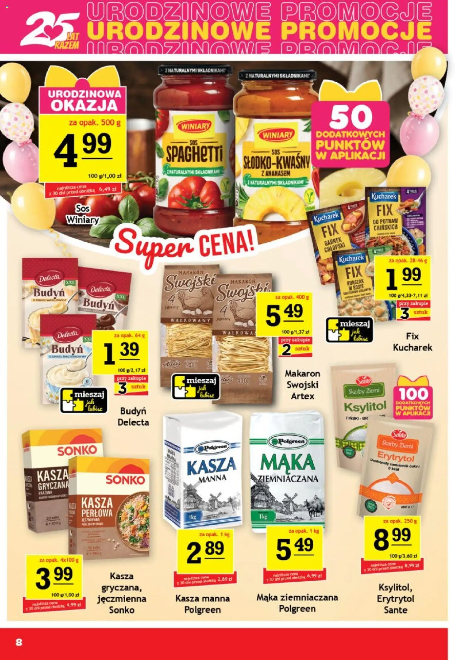 Gram Market gazetka od 02.09.2026 | Strona: 8 | Produkty: Garnek, Mąka ziemniaczana, Ksylitol, Makaron