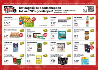 Budget Food folder - Voorbeeld van een folder van Budget Food, geldig van 28-08-2026