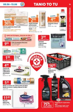Pogląd oferty "E.Leclerc gazetka" - ważna od 08.06.2026 | Strona: 19 | Produkty: Karta, Talerze, Woreczki do lodu, Ręcznik papierowy