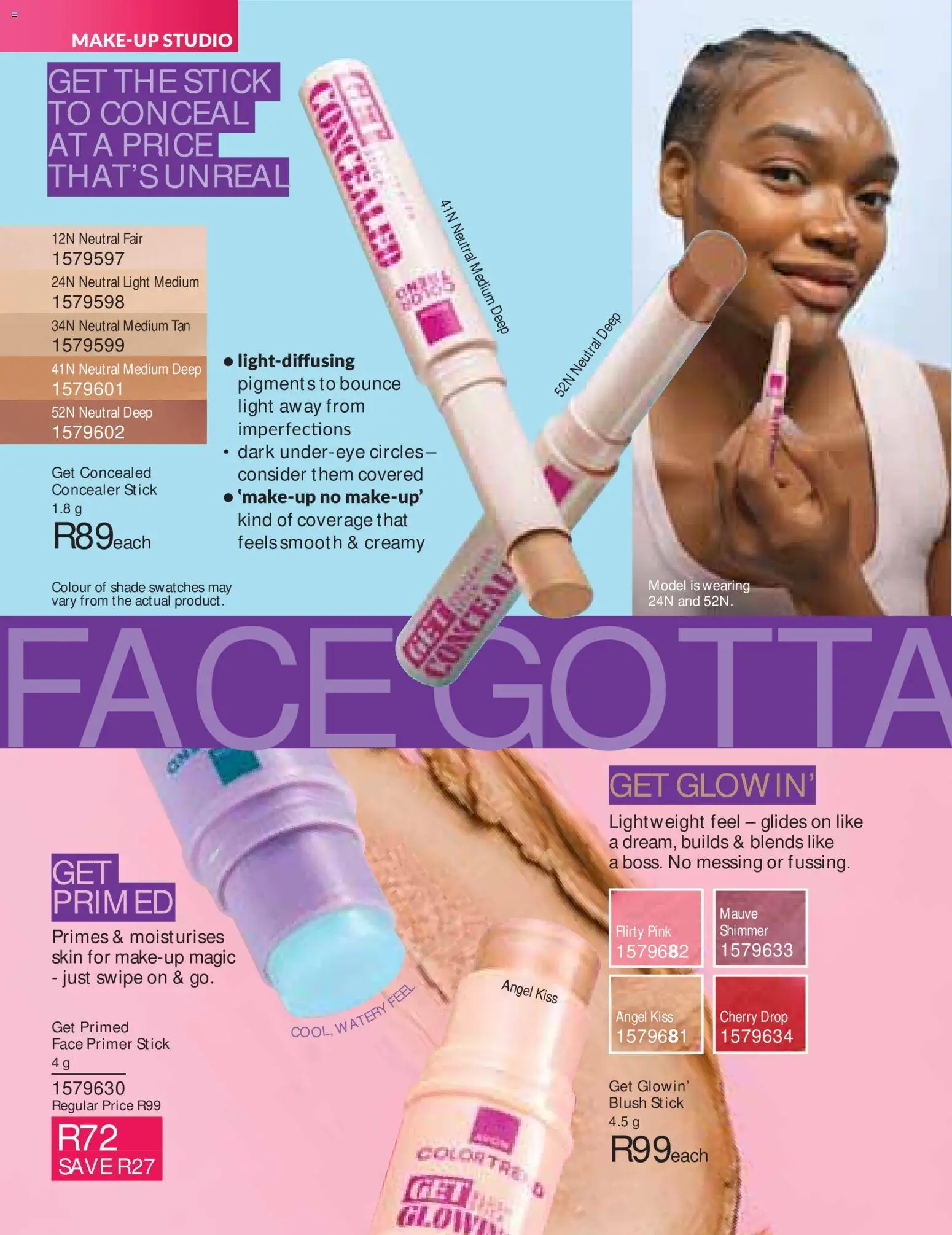 New Avon catalogue – valid from 01/07/2026 | Page: 54 | Products: Primer, Light, Concealer, Blush