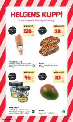 Hemköp erbjudanden - Förhandsvisning av reklamblad från butik Hemköp aktuell från 31/08/2026 | Sida: 10 | Produkter: Ben, Galler, Levain, Laxfilé