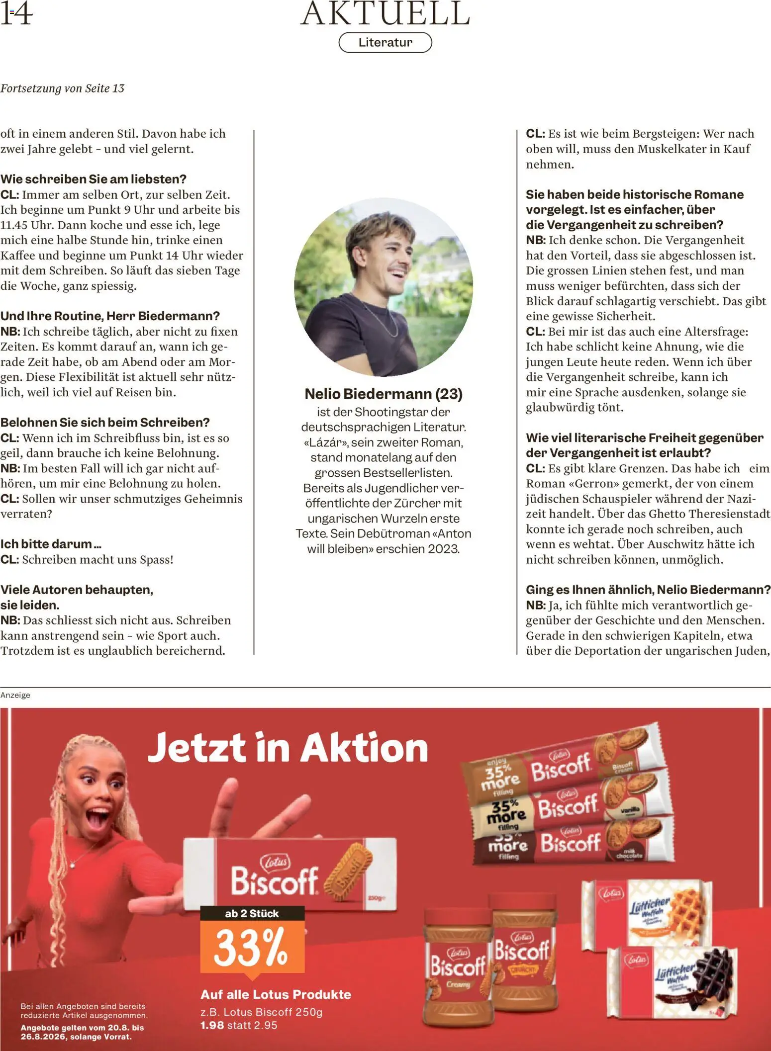 Migros aktionen Magazin – gültig ab 19.08.2026 | Seite: 14