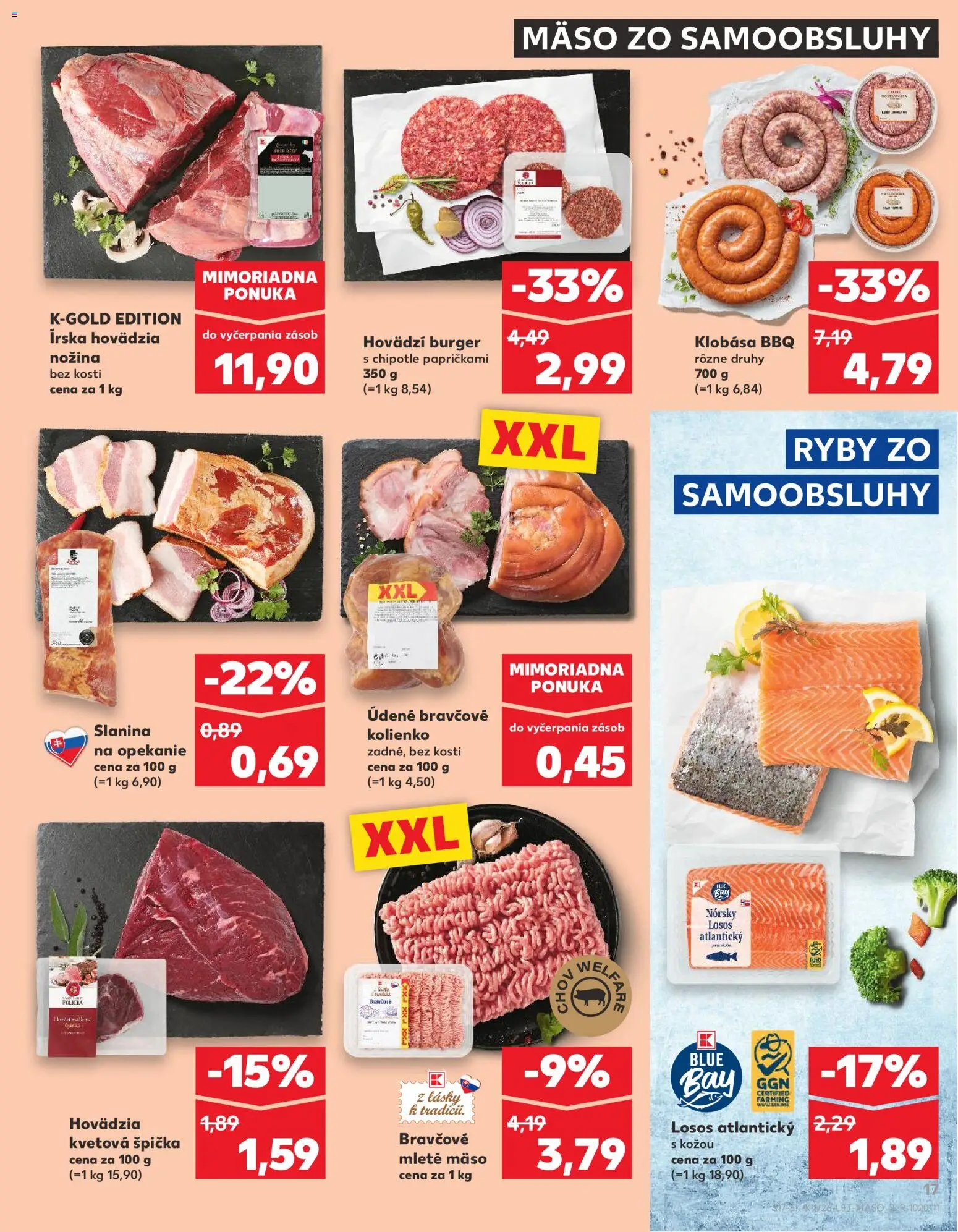 Nové Kaufland akcie – leták je platný od 25.06.2026 | Strana: 17
