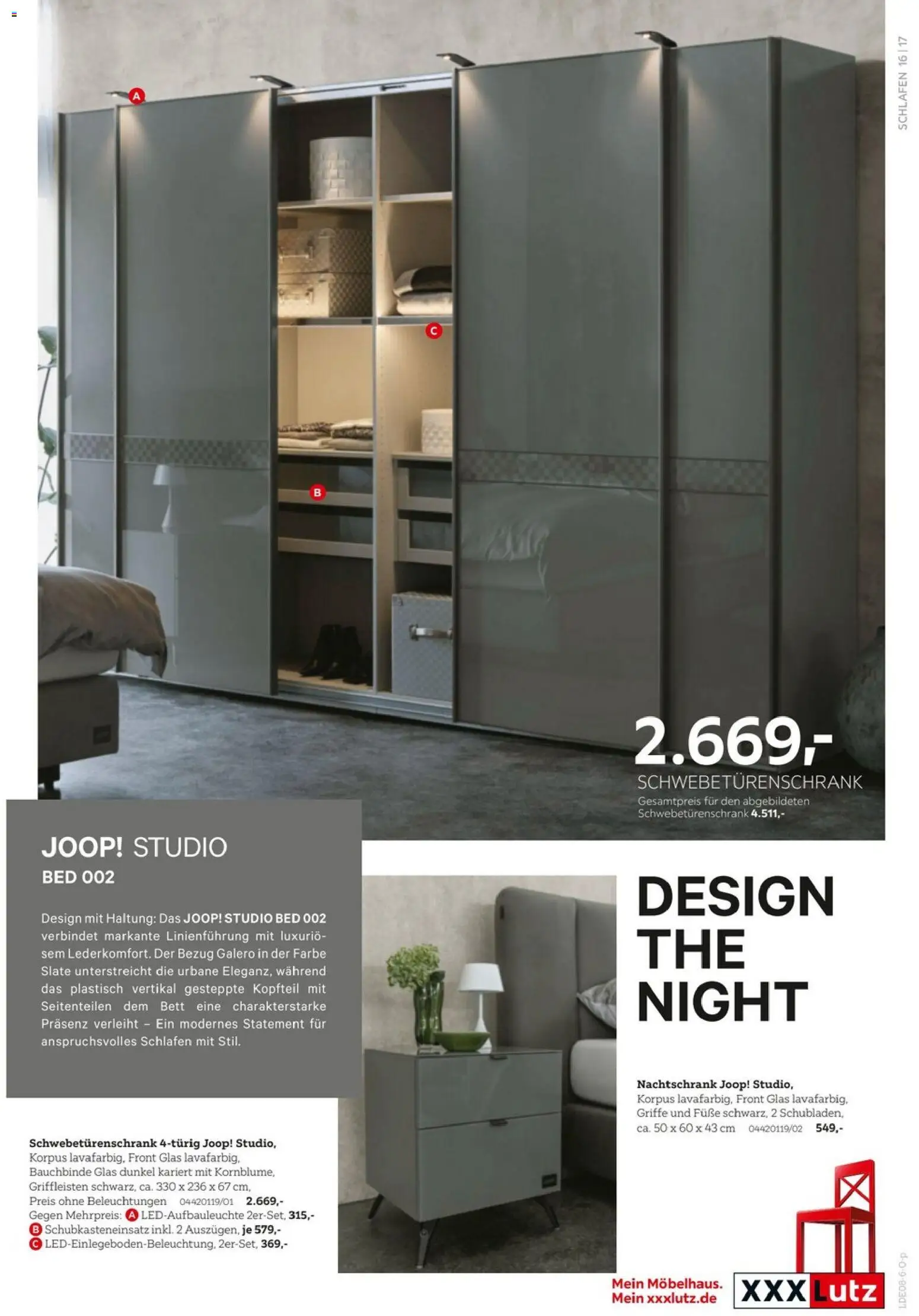 XXXLutz Home Collections – gültig ab 15.08.2026 | Seite: 17 | Produkte: Bett, Schwebetürenschrank
