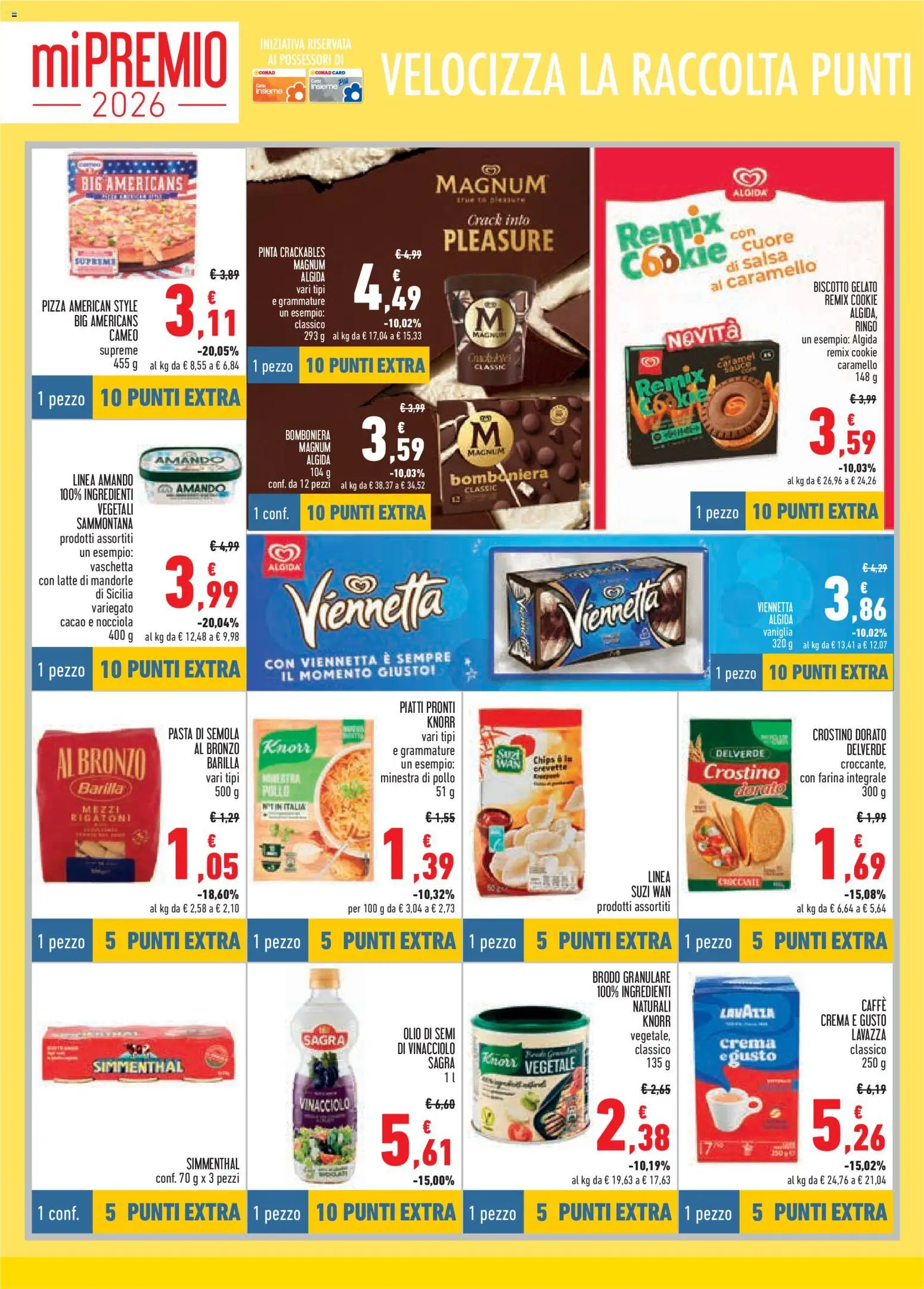 Volantino Conad del 13/08/2026 | Pagina: 12 | Prodotti: Vaniglia, Caffè, Latte, Farina integrale