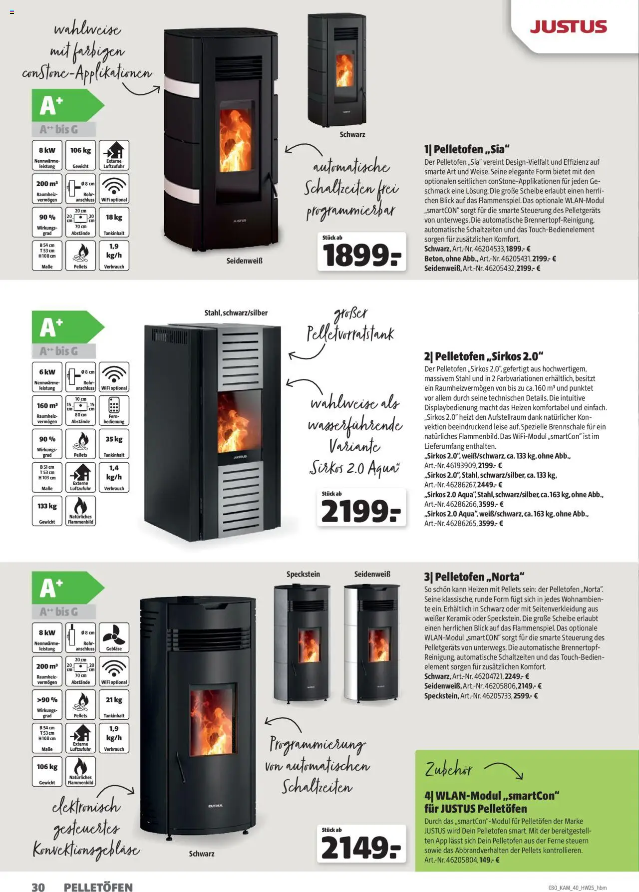 Hagebau Kaminöfen – gültig ab 07.07.2025 | Seite: 30 | Produkte: Gewicht
