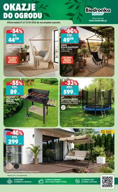 Pogląd oferty "Huśtawka ogrodowa, Huśtawka ogrodowa 170 x 110 x 153 cm, w paski" - ważna od 04.07.2026 | Strona: 3 | Produkty: Grill, Trampolina, Krzesło, Siatka