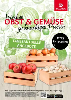 Selgros Obst & Gemüse ab 31.08.2026 gültig