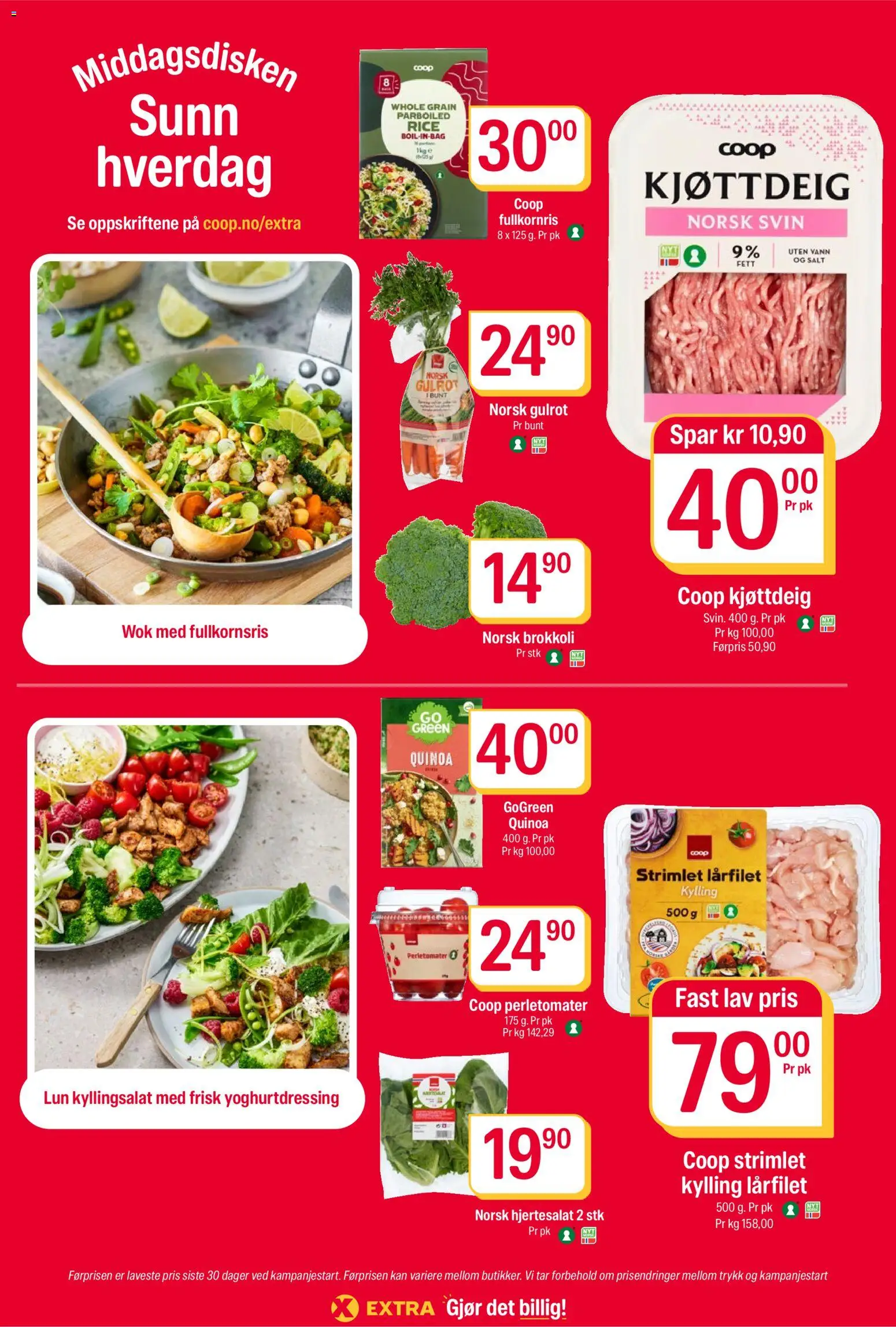 {H1} | Side: 6 | Produkter: Gulrot, Quinoa, Fullkornsris, Hjertesalat