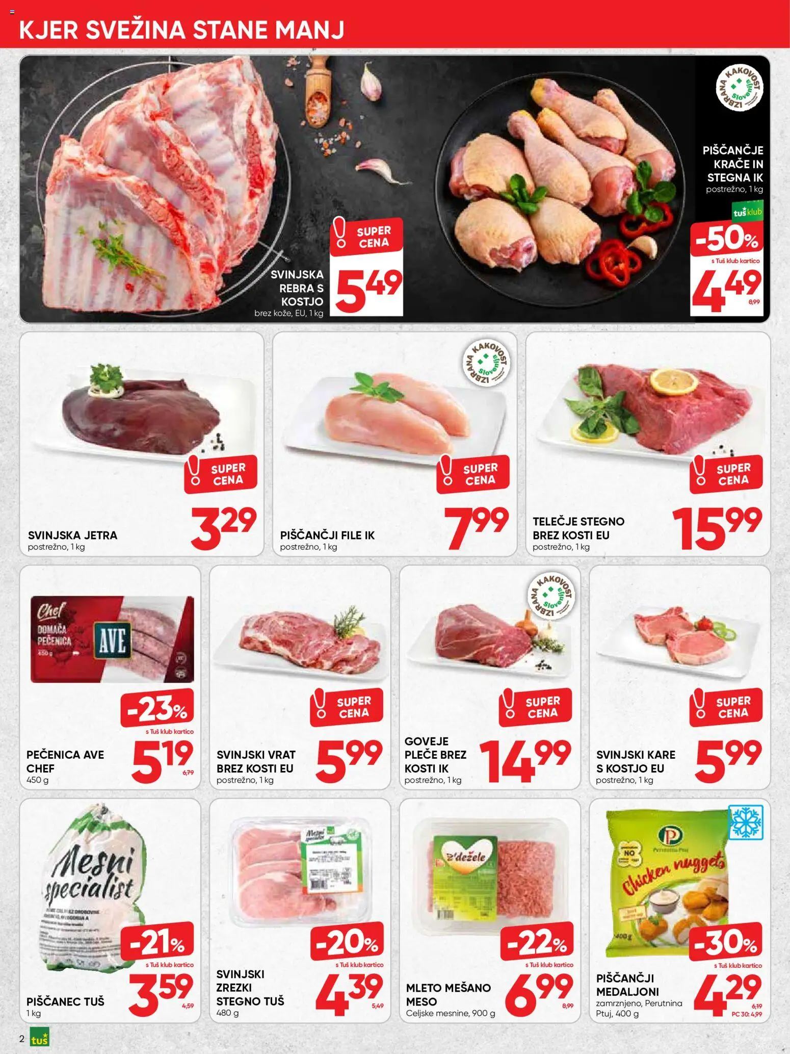Novi Tuš katalog ponudbe – veljaven od 07.10.2026 | Stran: 2