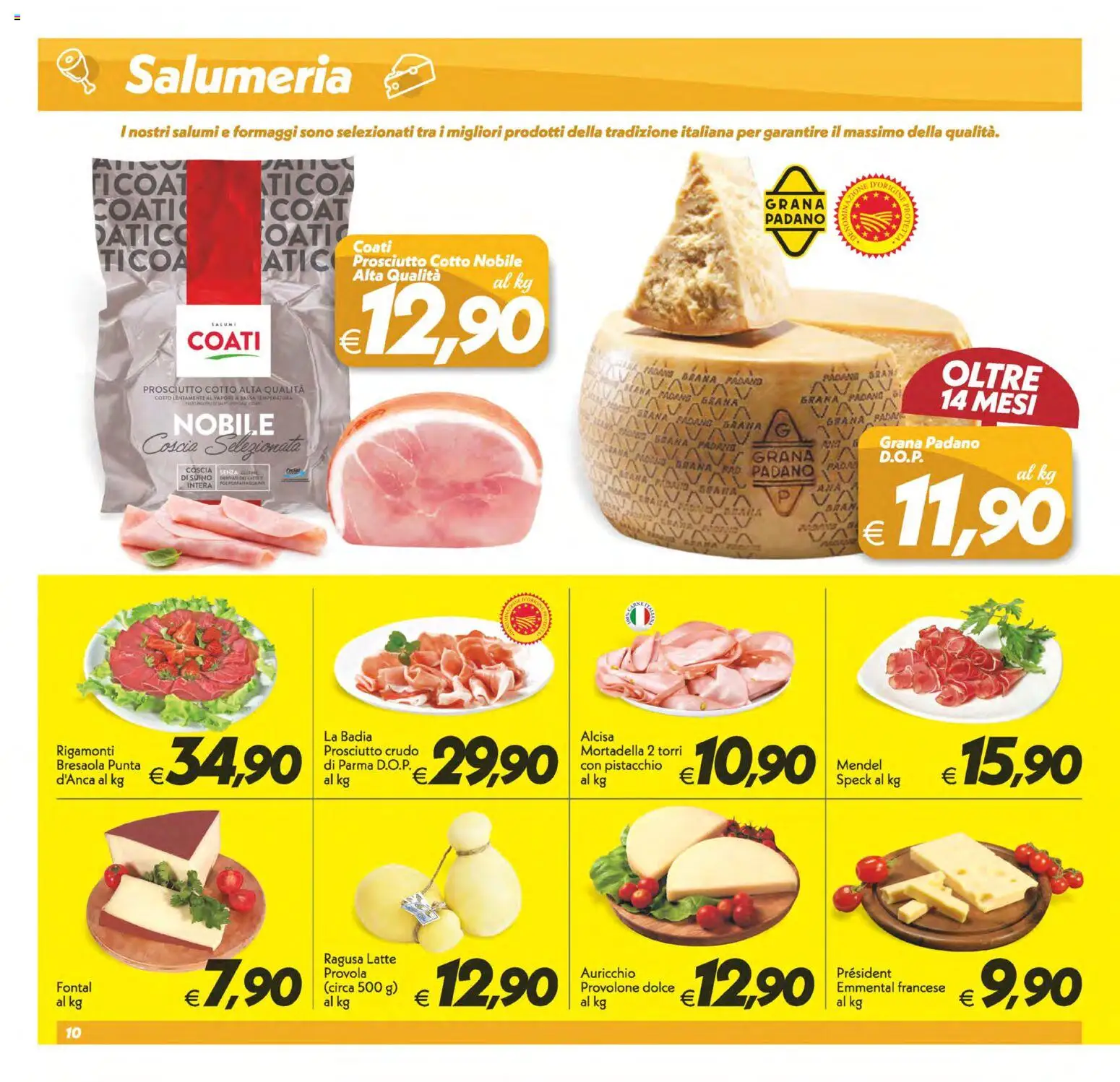 Volantino SuperConveniente del 28.04.2026 | Pagina: 10 | Prodotti: Bresaola, Suino, Prosciutto, Grana Padano