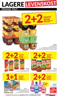 Panzani Pasta, Verschillende soorten - 500g - Voorbeeld van een folder van Intermarché, geldig van 15/09/2026 | Pagina: 3 | Producten: Pasta, Dessert, Wasverzachter, Panzani pasta