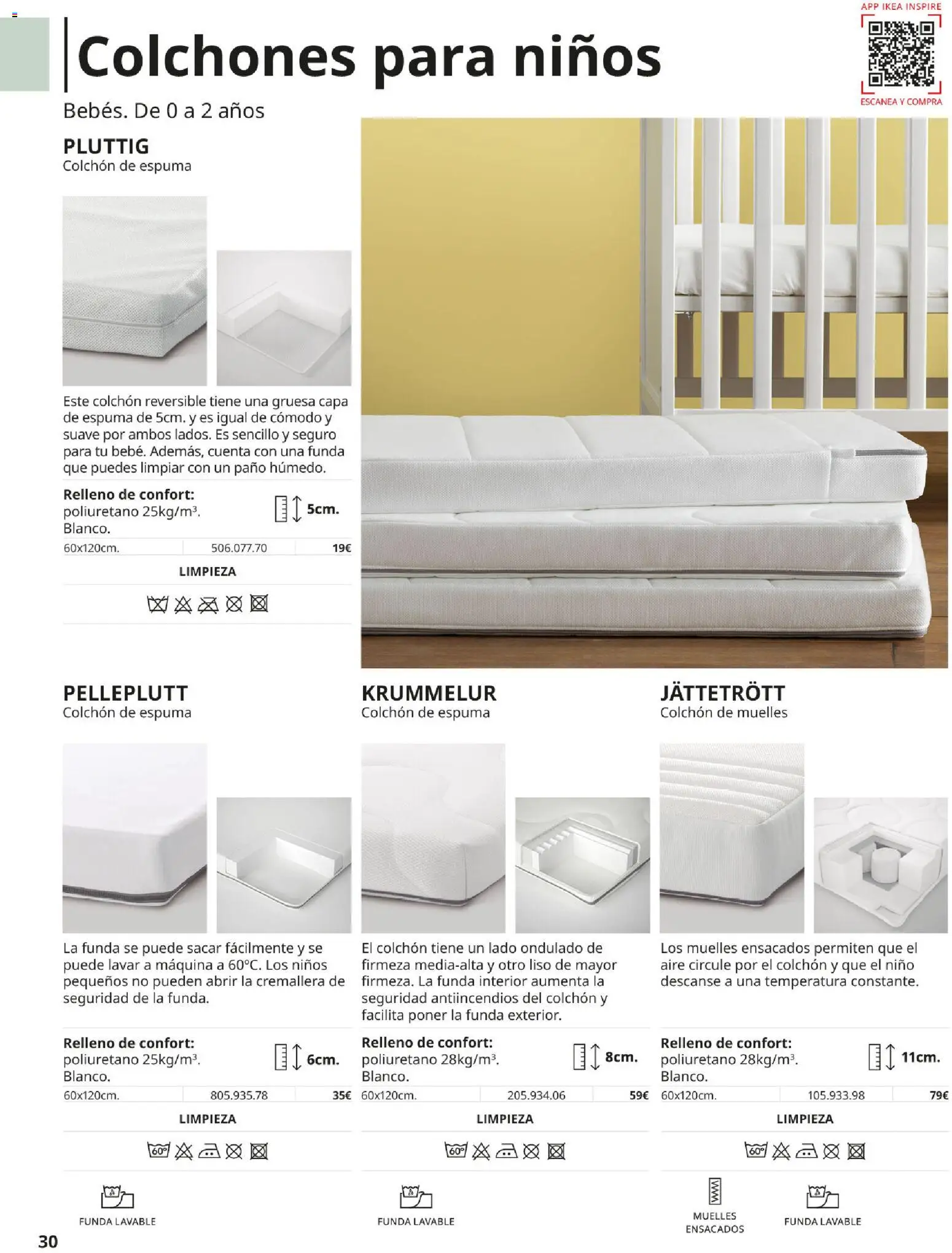 IKEA - Confort │ válido desde el 01/09/2026 | Página: 30 | Productos: Espuma, Colchon, Funda