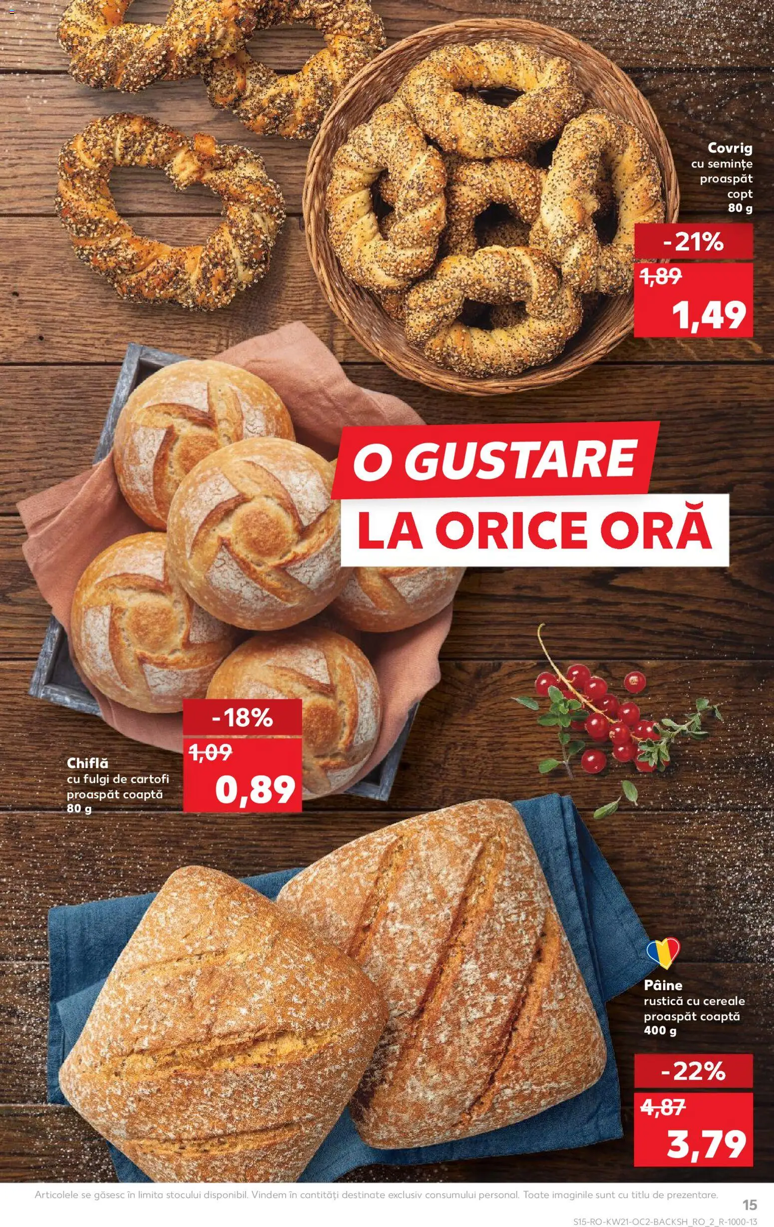 Kaufland RO akciós ujság - amely érvényes a következő dátumtól: 20.05.2026 | Oldal: 15 | Termékek: Óra