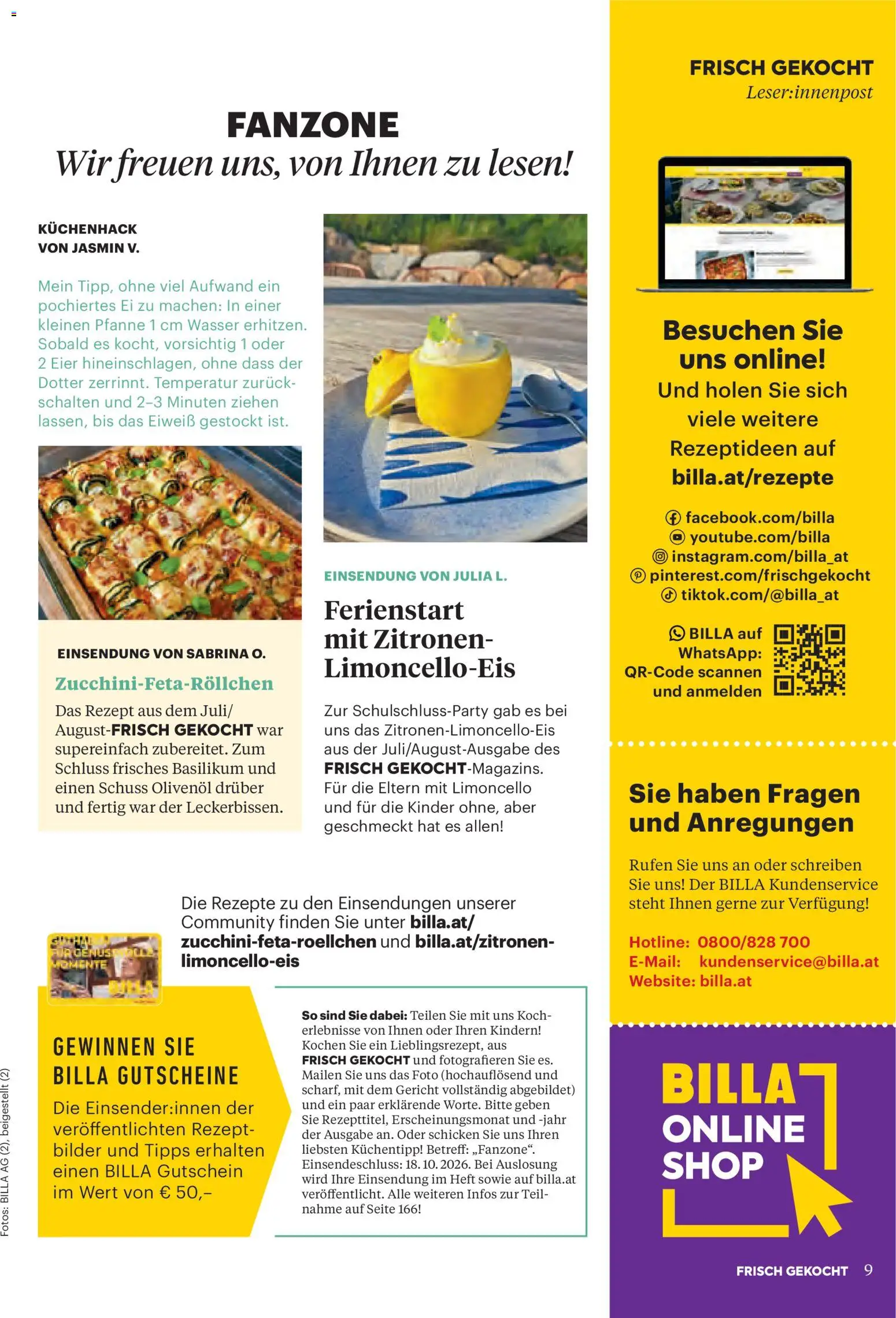 Billa AT akciós ujság - amely érvényes a következő dátumtól: 2026.10.01. | Oldal: 9 | Termékek: Kinder, Só