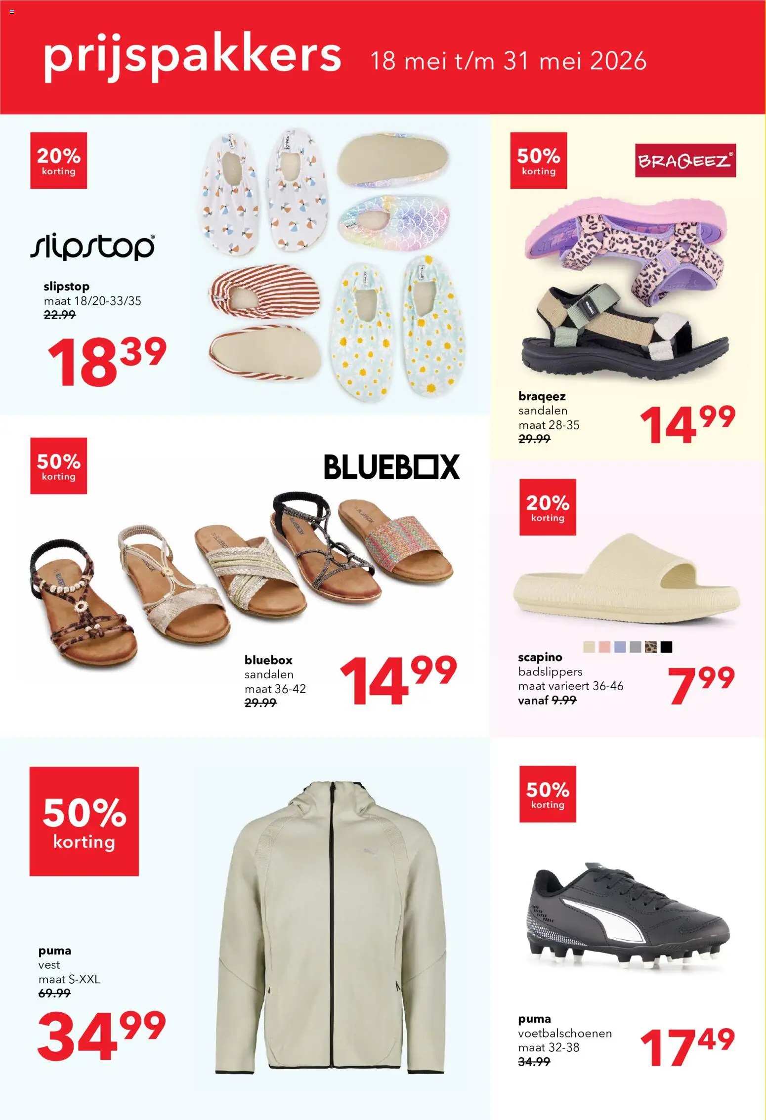 {H1} | Pagina: 12 | Producten: Vest, Sandalen