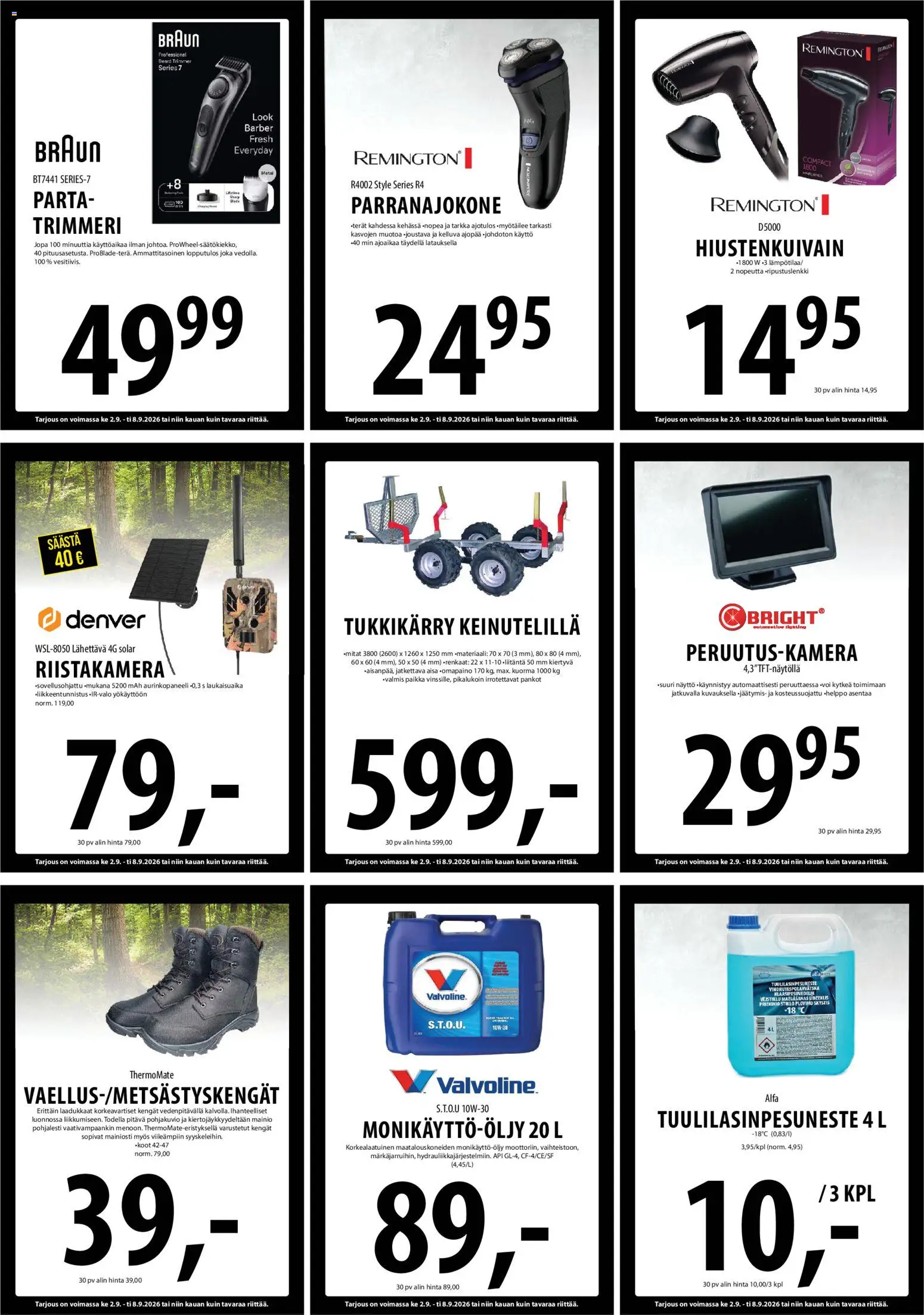 Tuuri tarjoukset – voimassa 02/09/2026 alkaen | Sivu: 21 | Tuotteet: Parranajokone, Näyttö, Trimmeri
