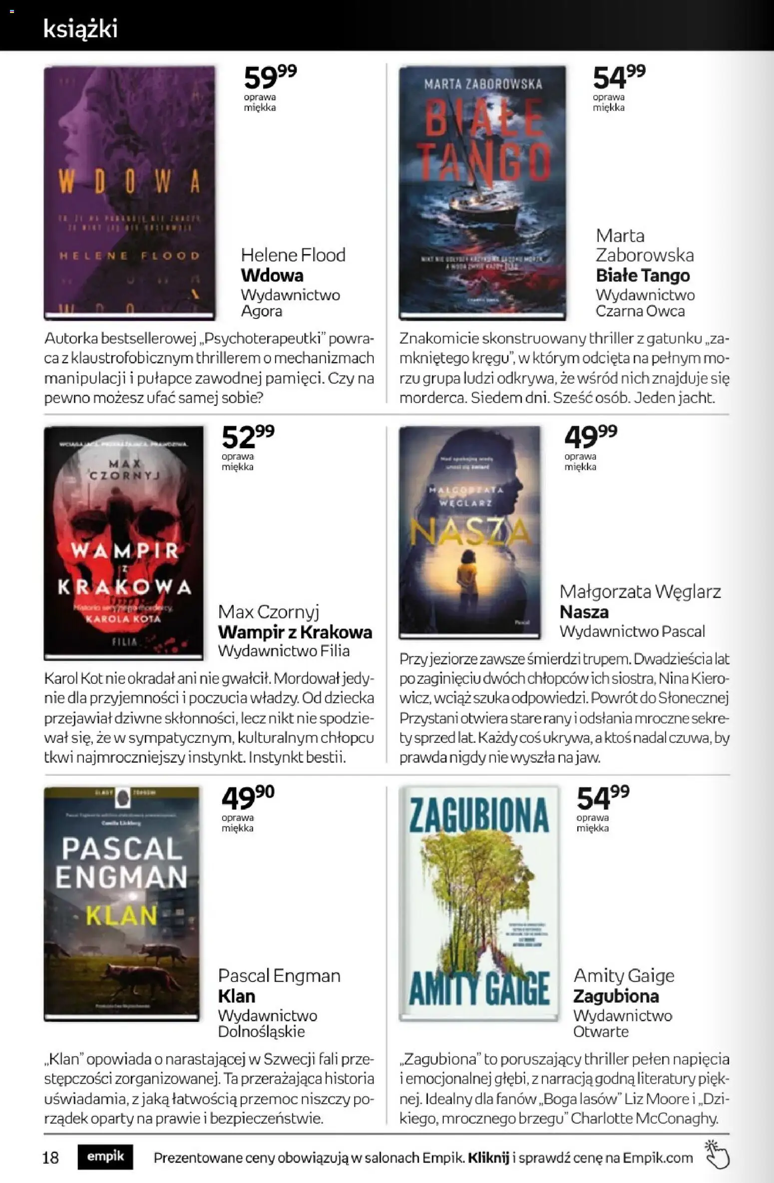 Empik promocje - Tom kultury Książki od 01.07.2026 | Strona: 18