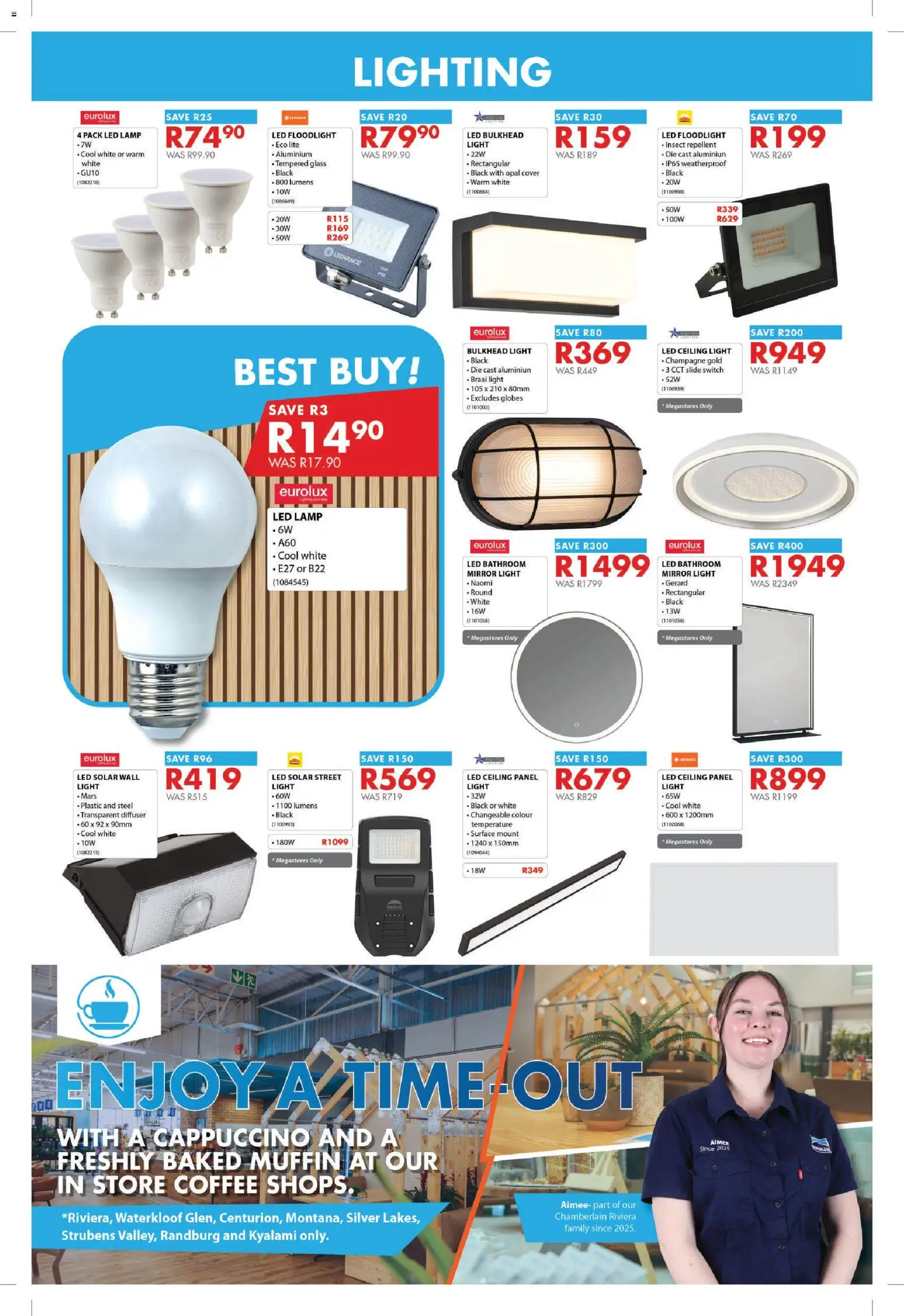 New Chamberlain catalogue – valid from 18.06.2026 | Page: 8 | Products: Cover, Lamp, Light, Switch