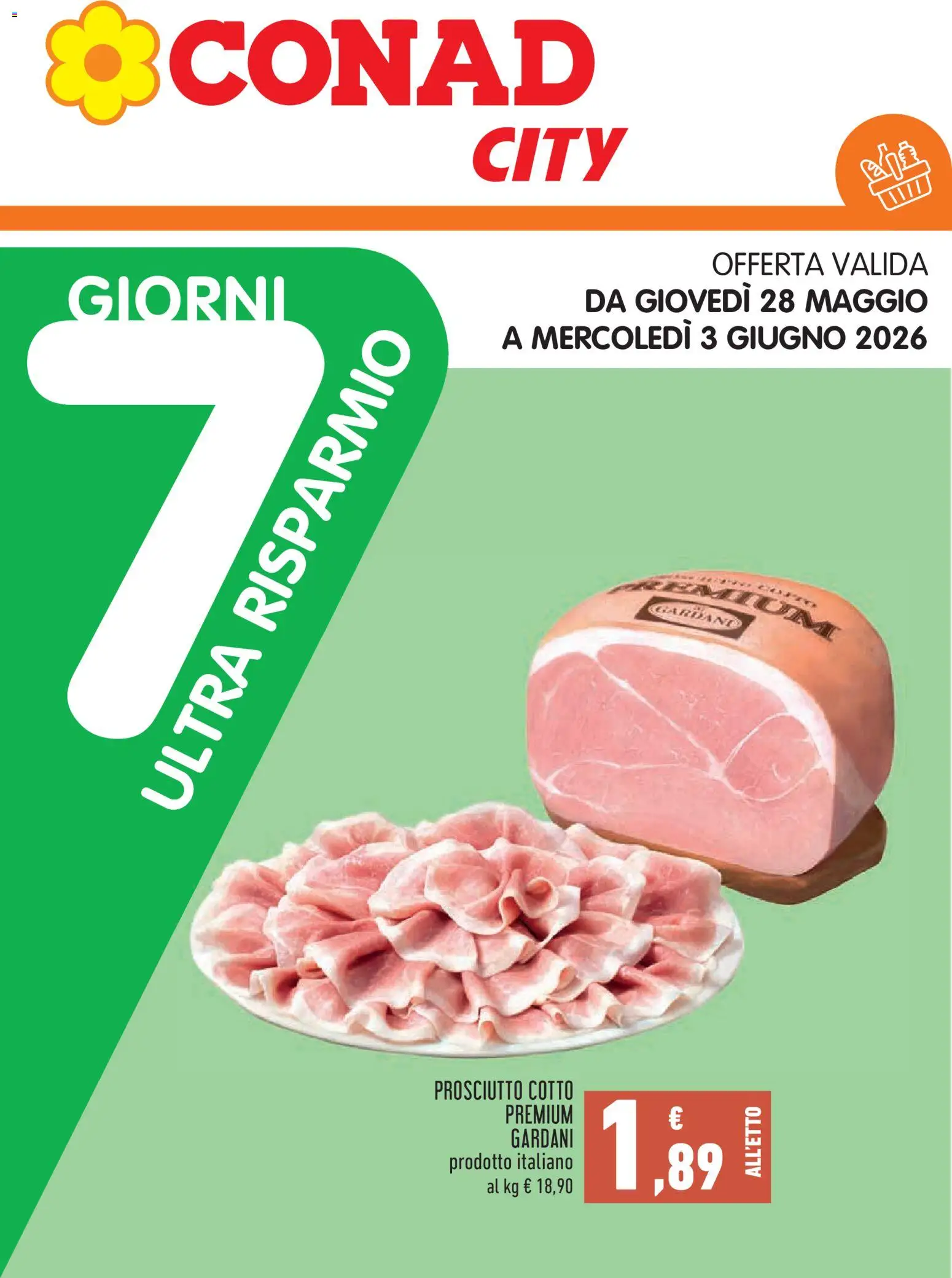 Volantino Conad del 21.05.2026 | Pagina: 17 | Prodotti: Prosciutto Cotto, Prosciutto