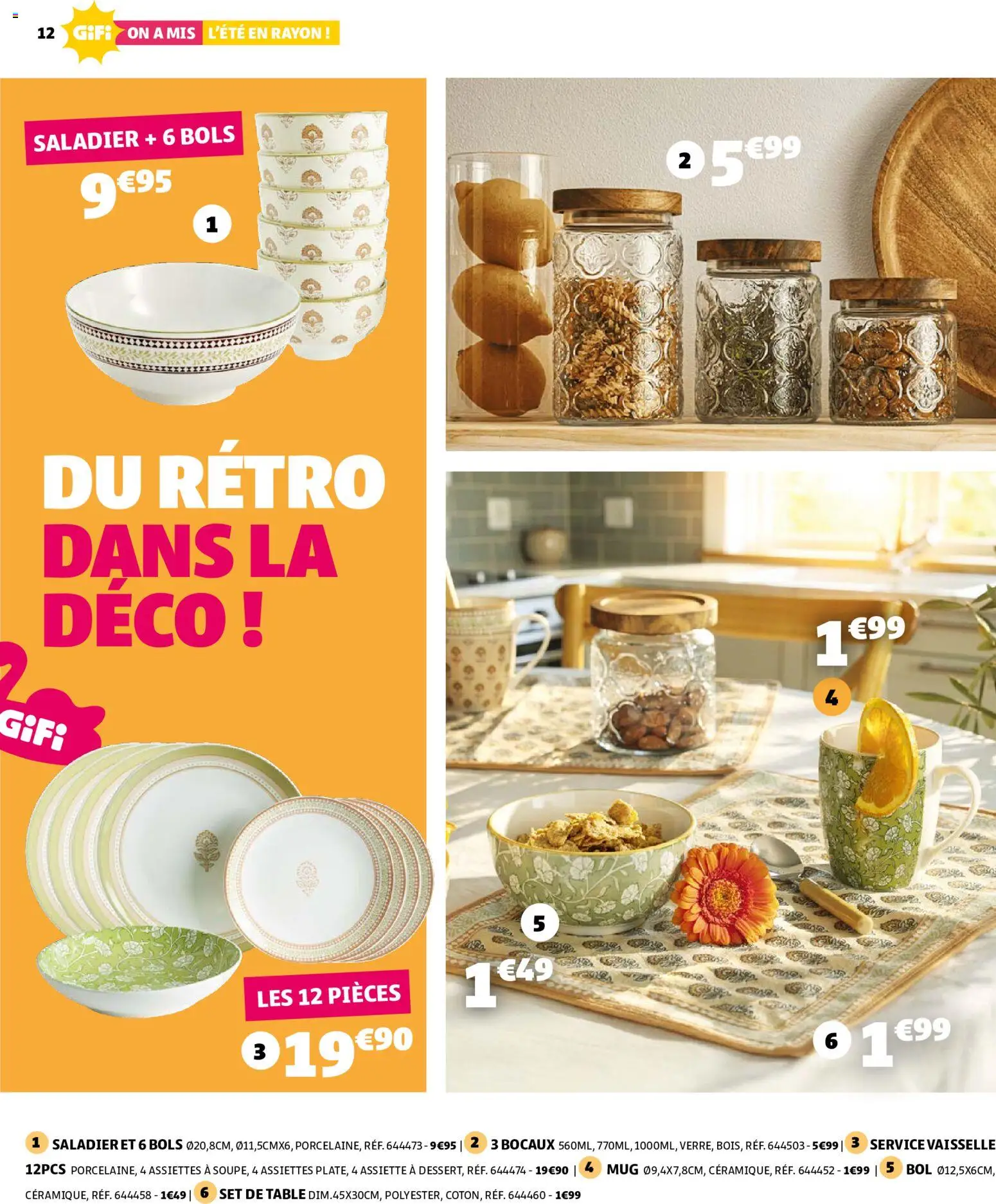 {H1} | Page: 12 | Produits: Bol, Table, Service vaisselle