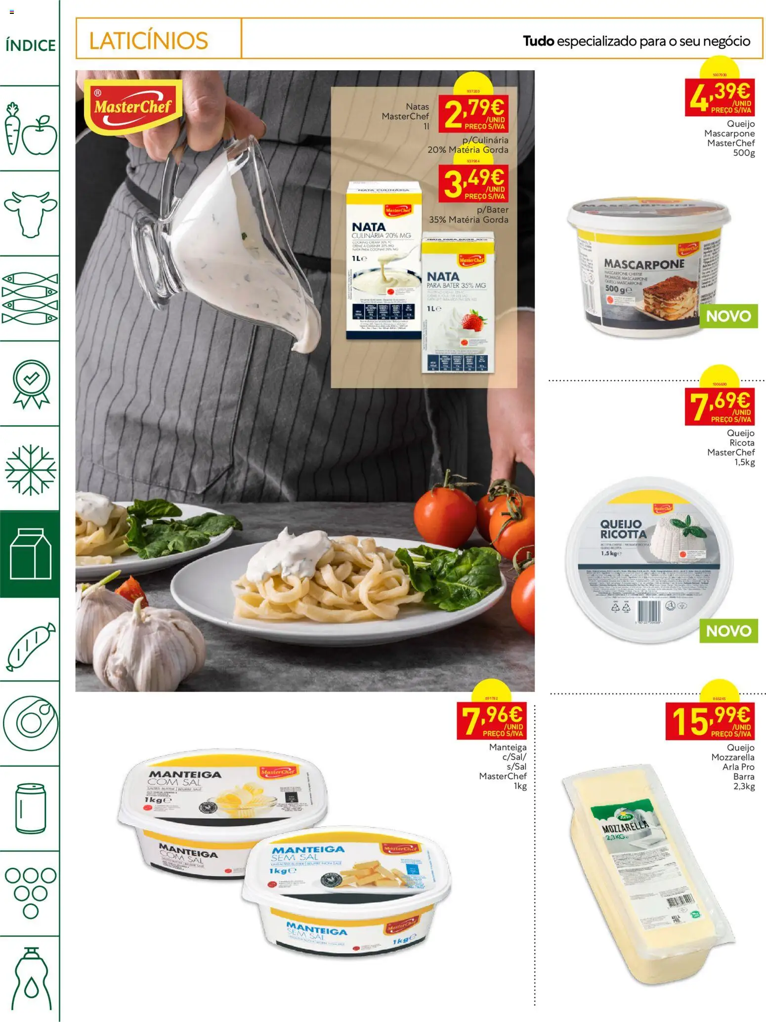 Recheio Horeca Madeira │ válido de 11/08/2026 | Página: 12 | Produtos: Laticínios, Queijo, Nata, Natas