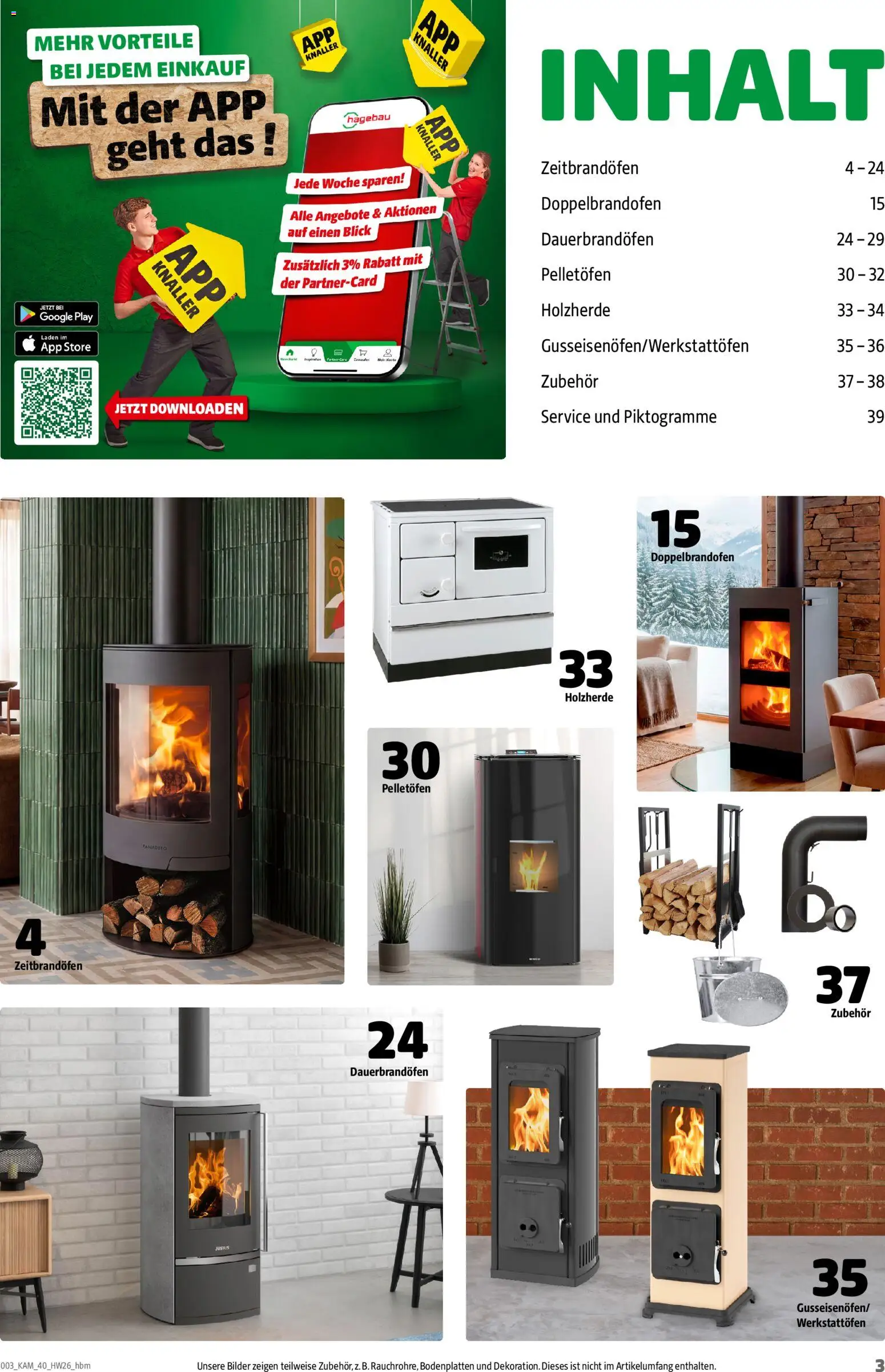 Hagebau Kaminofen & Zubehör – gültig ab 29.06.2026 | Seite: 3 | Produkte: Bilder