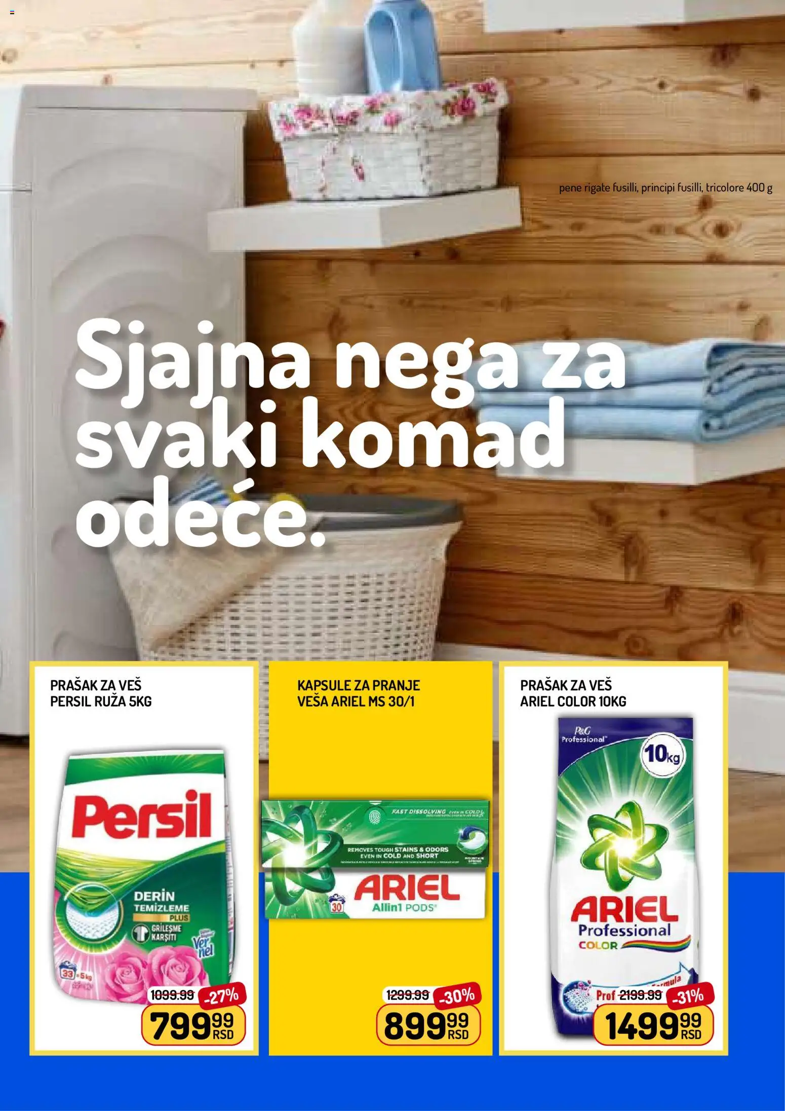 Aman katalog - važi od 22.05.2026 | Strana: 19 | Proizvode: Ariel, Kapsule, Prašak za veš, Persil