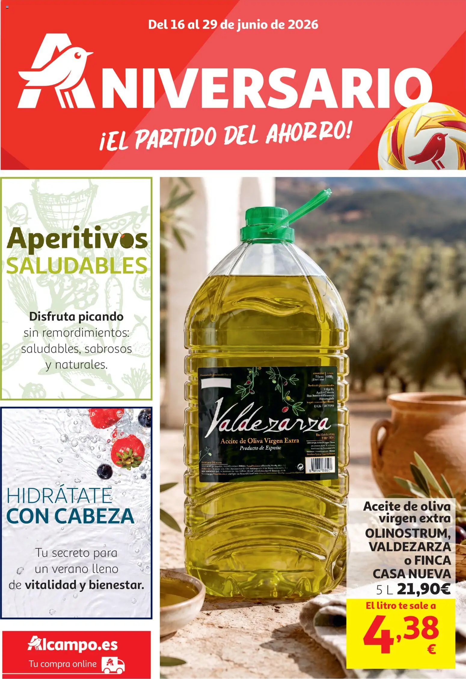 Alcampo - HG General │ válido desde el 16.06.2026 | Página: 1 | Productos: Aceite, Té, Aceite de oliva, Aceite de oliva virgen extra