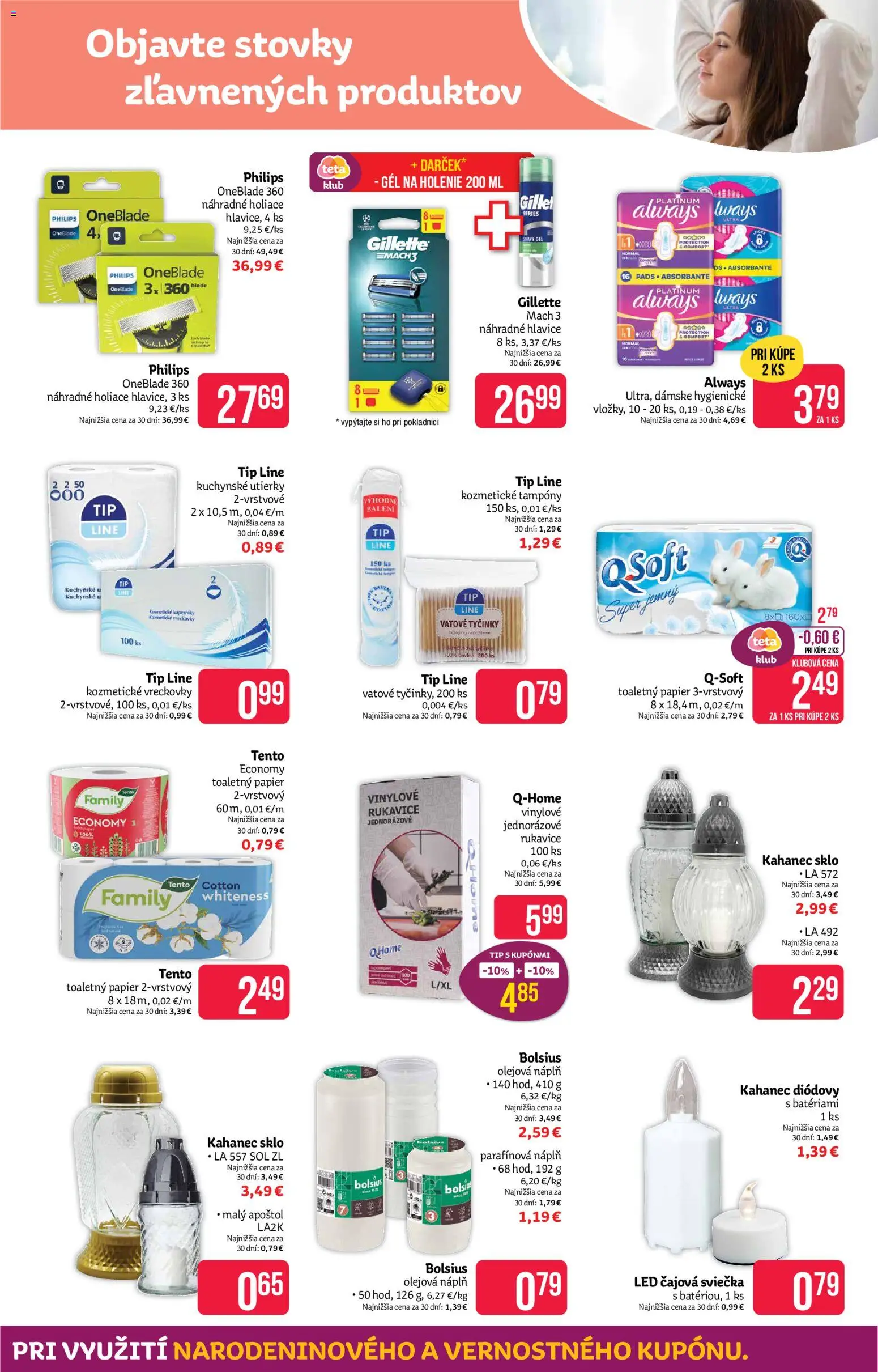 Nové Teta drogerie akcie – leták je platný od 12.10.2026 | Strana: 9 | Produkty: Kuchynské utierky, Toaletný papier 3vrstvový, Rukavice, Utierky