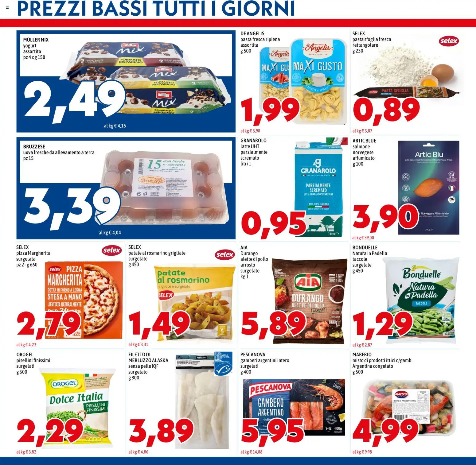 Volantino Mega del 01/10/2026 | Pagina: 5 | Prodotti: Pollo, Merluzzo, Patate, Padella