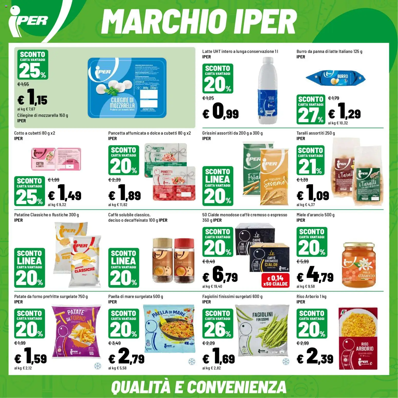 Volantino Iper del 19/08/2026 | Pagina: 9 | Prodotti: Panna, Pancetta, Patate, Latte