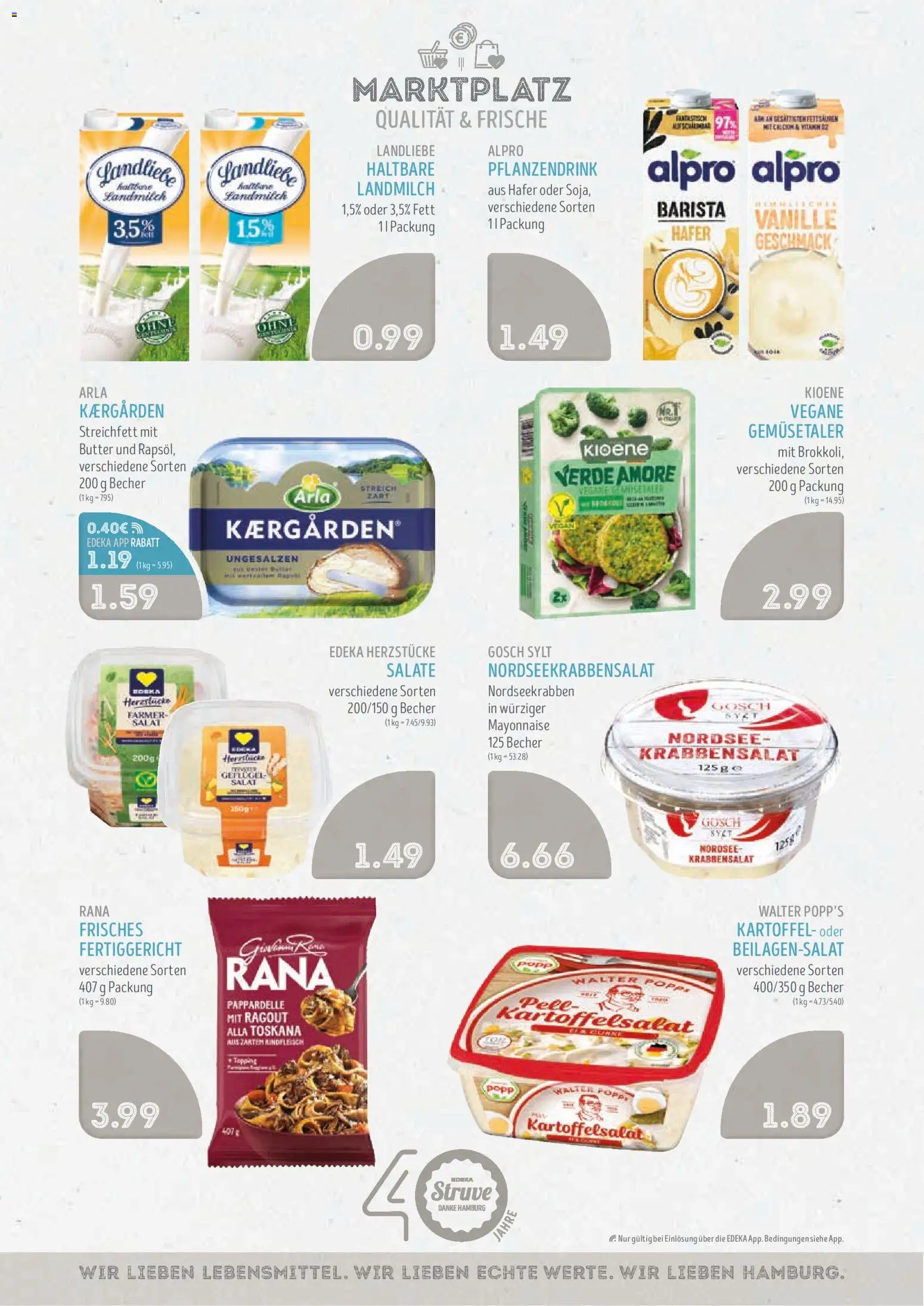 Edeka Struve Prospekt – gültig ab 14.09.2026 | Seite: 7 | Produkte: Butter, Alpro, Rindfleisch, Salat