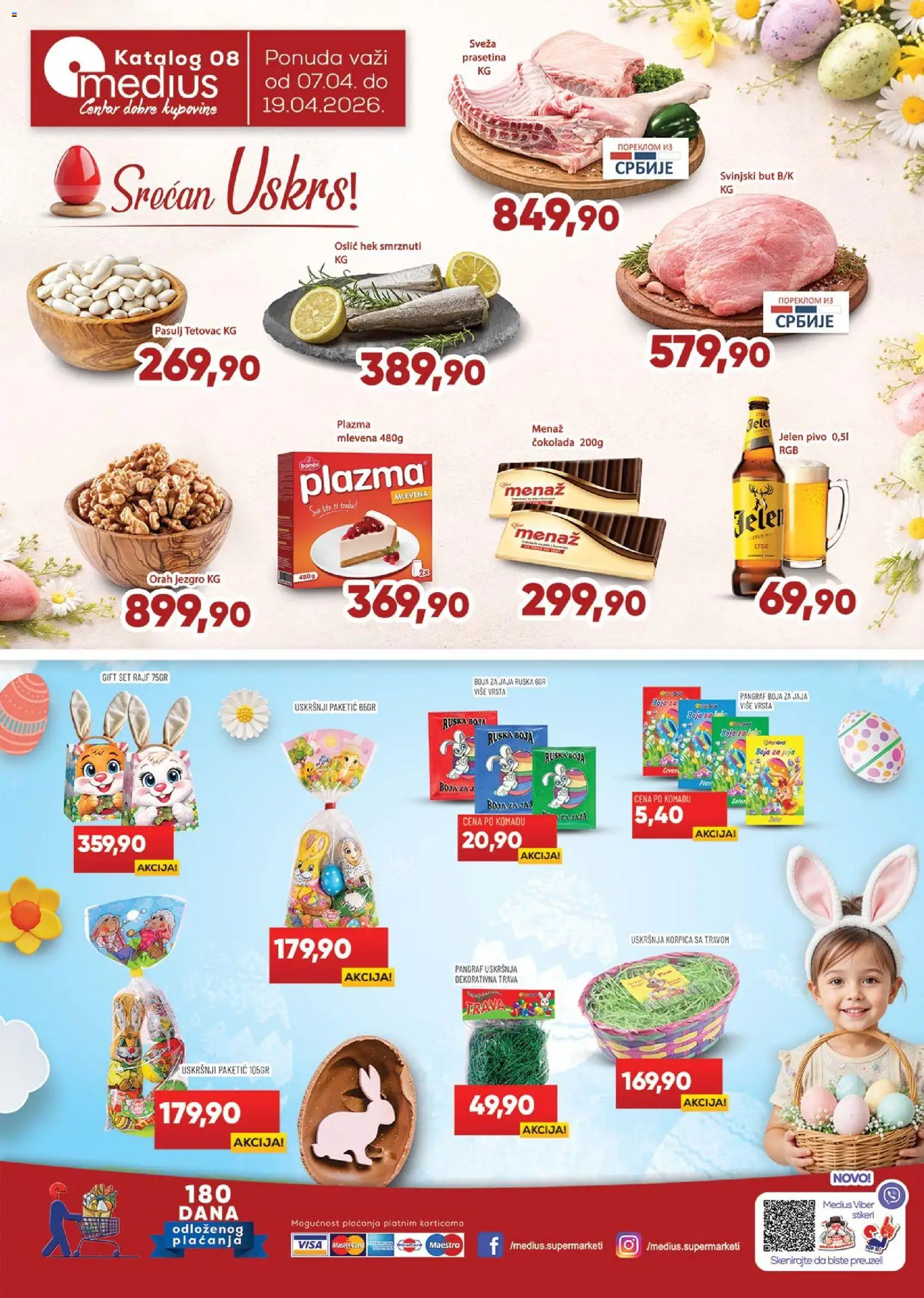 Medius katalog - važi od 07.04.2026 | Strana: 1 | Proizvode: Plazma, Orah, Čokolada, Pivo