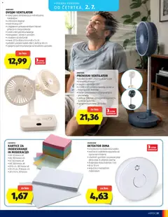 Hofer Katalog - Pregled kataloga iz trgovine Hofer SI, vrijedi od 24.06.2026 | Stranica: 31 | Proizvodi: Ventilator, Baterija, Baterije, Kabel