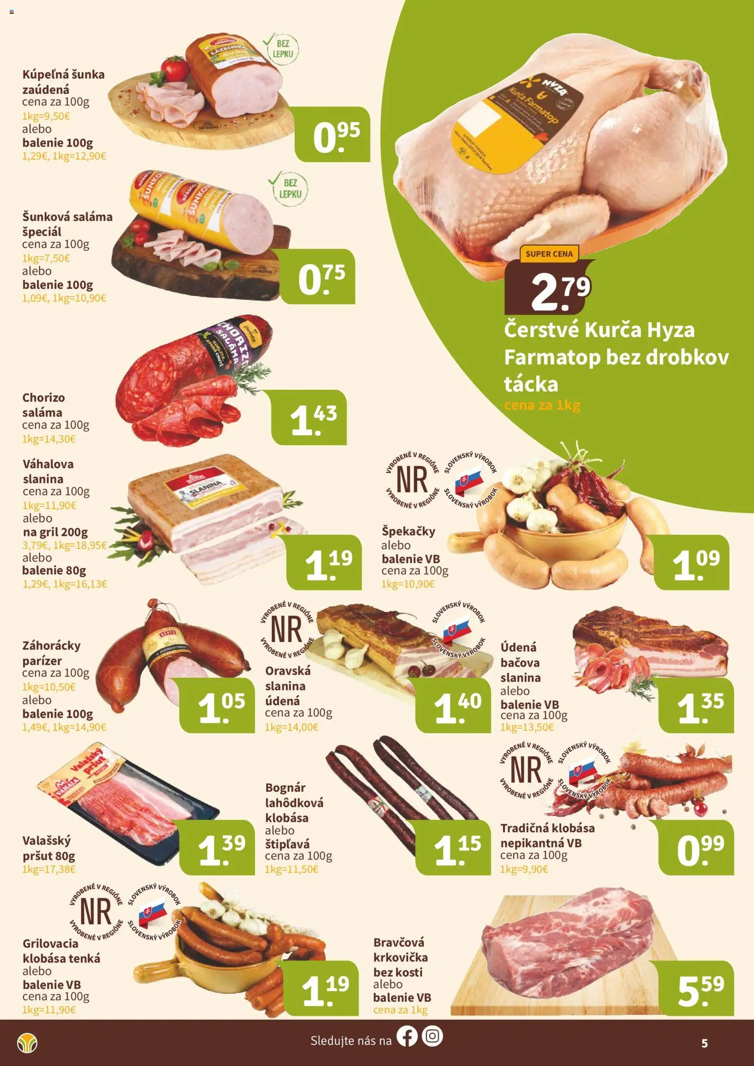 Nové Nitrazdroj akcie – leták je platný od 21.08.2026 | Strana: 5 | Produkty: Gril, Kúpelňa, Saláma, Slanina