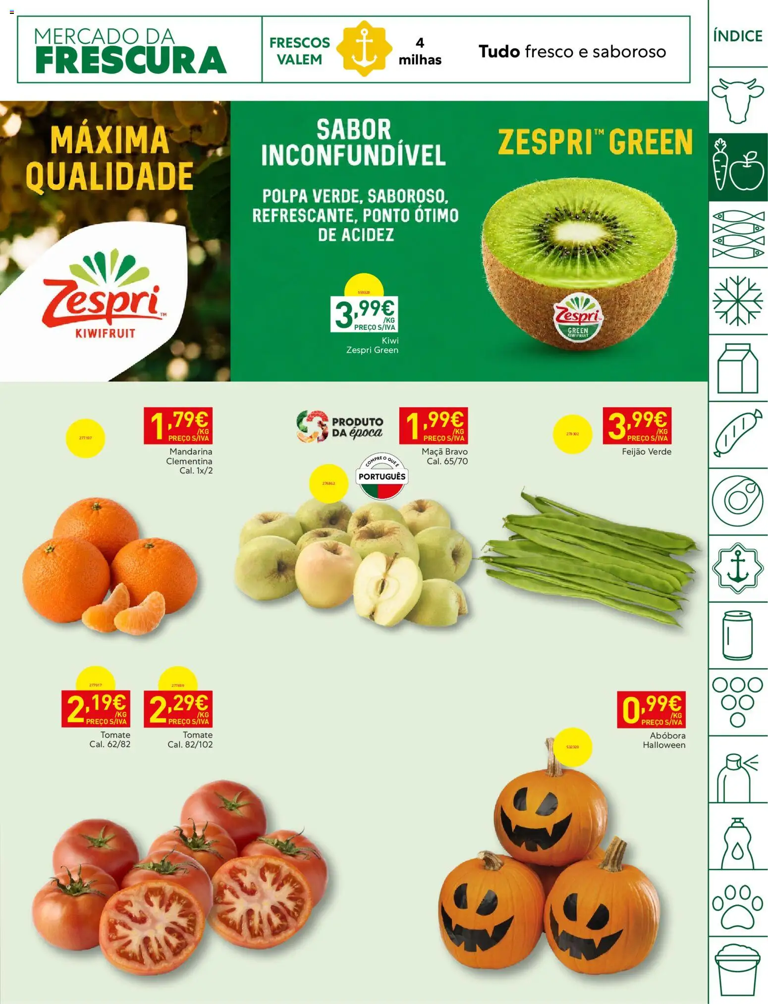 Recheio folheto │ válido de 20/10/2026 | Página: 5 | Produtos: Maça, Abóbora, Tomate, Kiwi