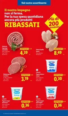 Anteprima del volantino Petto di pollo intero, Alla confezione valido a partire dal 08/01/2026 | Pagina: 17 | Prodotti: Pollo intero, Tacchino, Ananas, Hamburger
