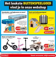Bestway Steel Pro Rechthoekig Zwembad 366x201x66cm + gratis onderhoudspakket, Rechthoekig zwembad met afmetingen 366x201x66cm, inclusief gratis onderhoudspakket. - Voorbeeld van een folder van Kruidvat, geldig van 28.04.2026 | Pagina: 71
