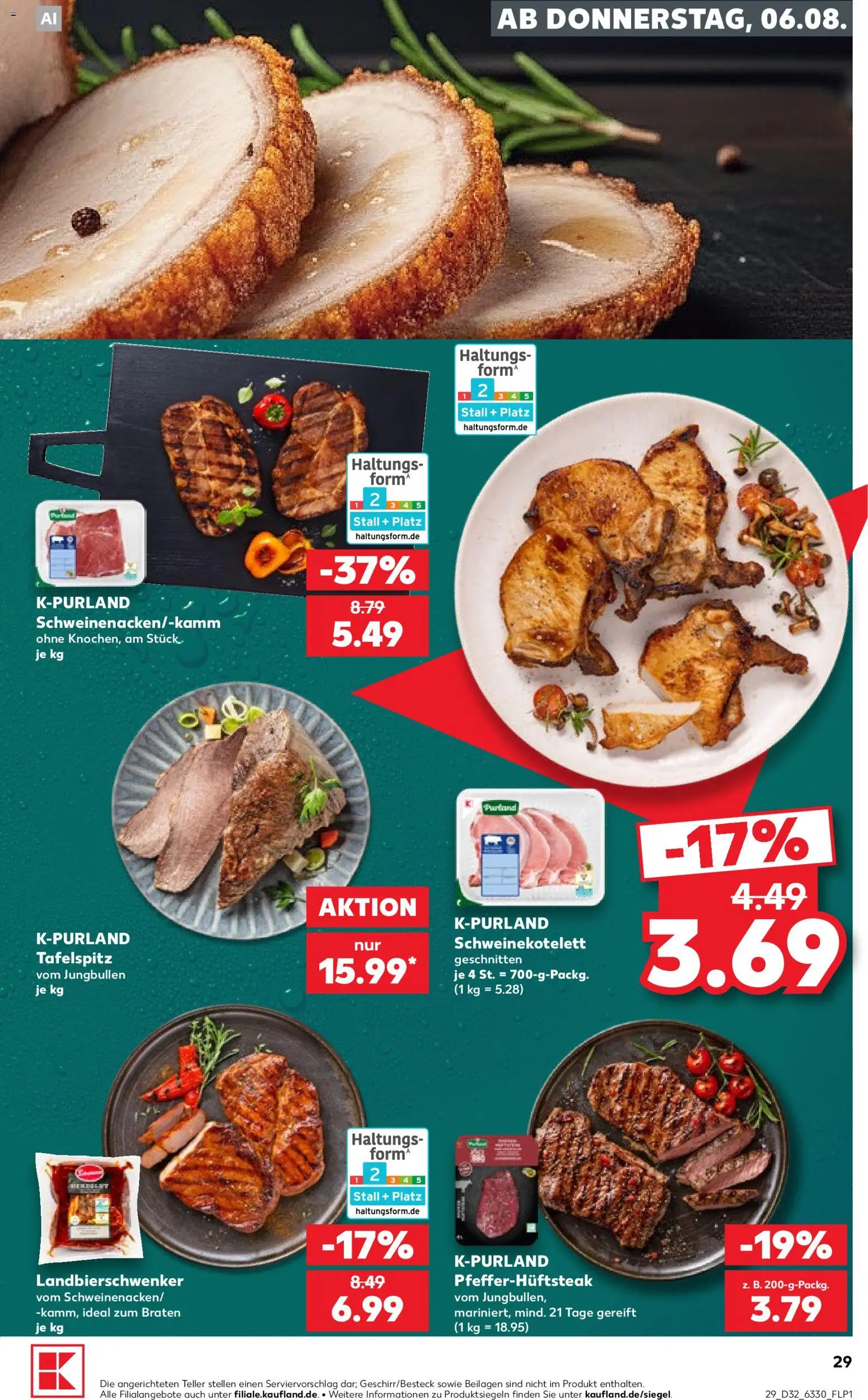 Kaufland Prospekt Kiel – gültig ab 06.08.2026 | Seite: 29 | Produkte: Tafelspitz