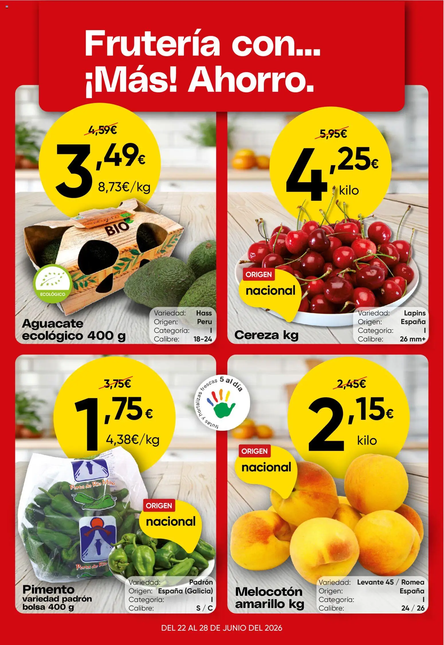 Froiz Oferta semanal │ válido desde el 22/06/2026 | Página: 1