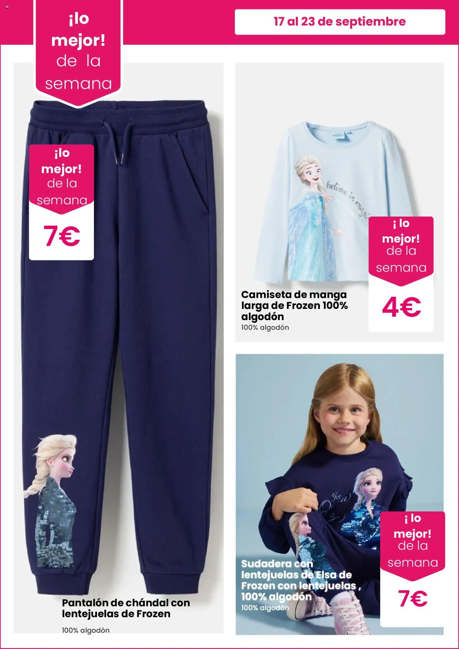 Pepco folleto │ válido desde el 17/09/2026 | Página: 4 | Productos: Sudadera, Pantalón de chándal, Algodón