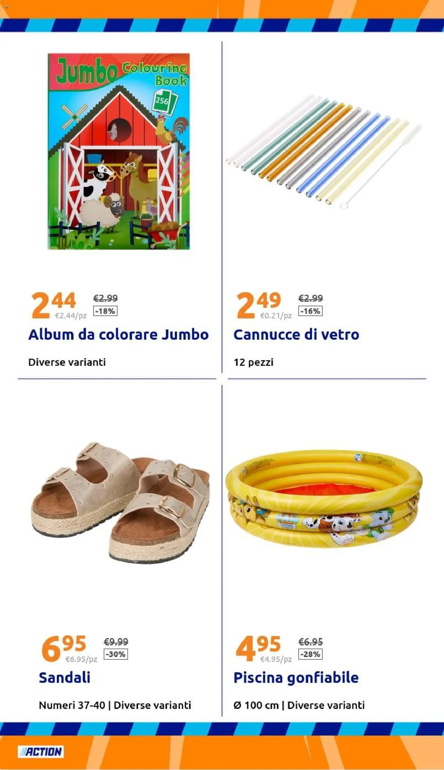 Volantino Action del 20.05.2026 | Pagina: 26 | Prodotti: Sandali, Piscina