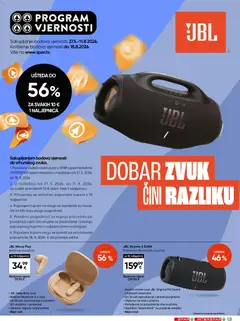 Spar Katalog - Pregled kataloga iz trgovine Spar, vrijedi od 10.06.2026 | Stranica: 18 | Proizvodi: Slušalice, Adapter, Zvučnik